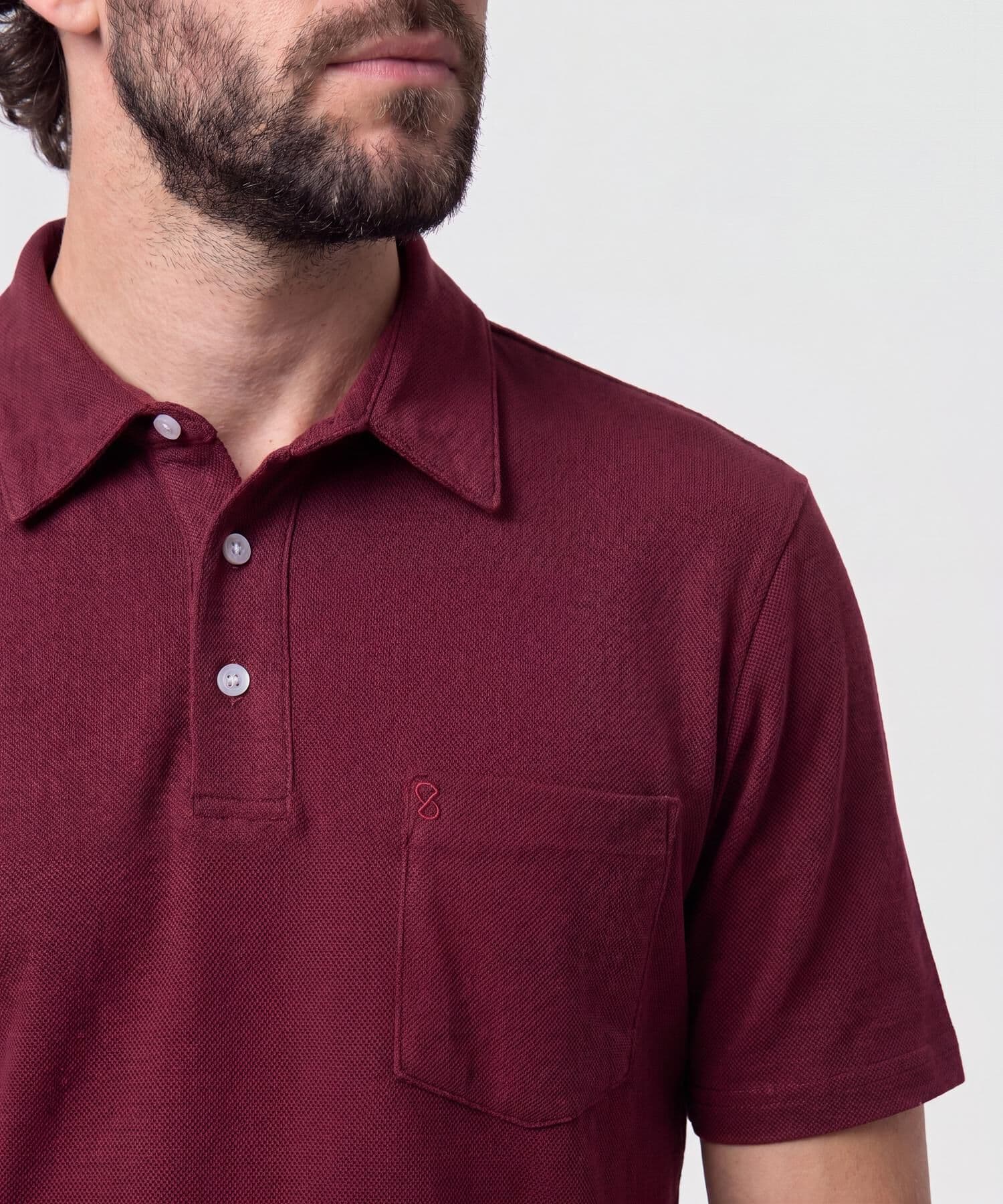Polo Encanto Edición Índigo naranja para hombre, vista 3