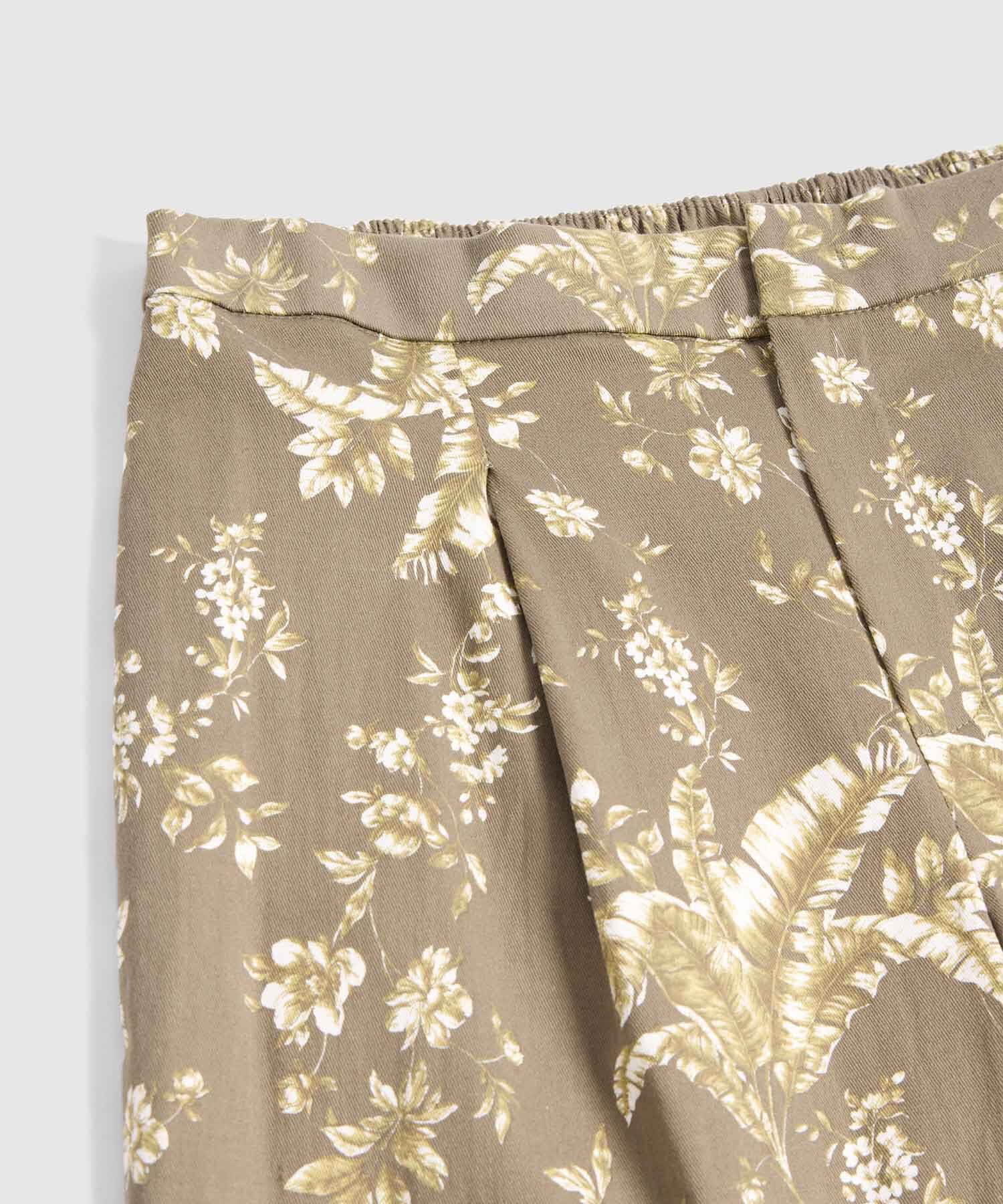 Pantalón Orquídea de Noche verde oliva para mujer, vista 2