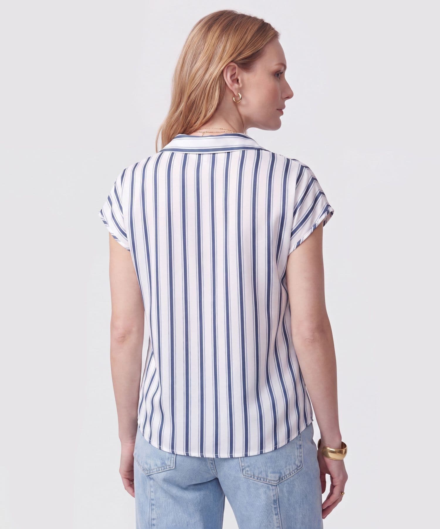 Blusa Granada de Día azul marino para mujer, vista 4
