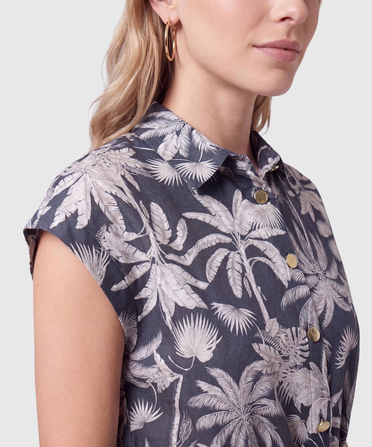 Vestido Carmín Sastre azul marino para mujer, vista 3