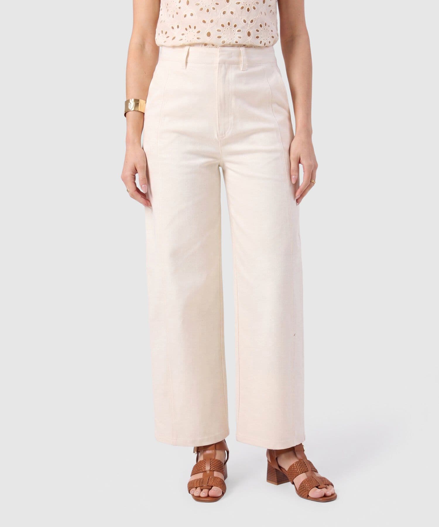 Pantalón Laguna Esencial azul índigo para mujer, vista principal