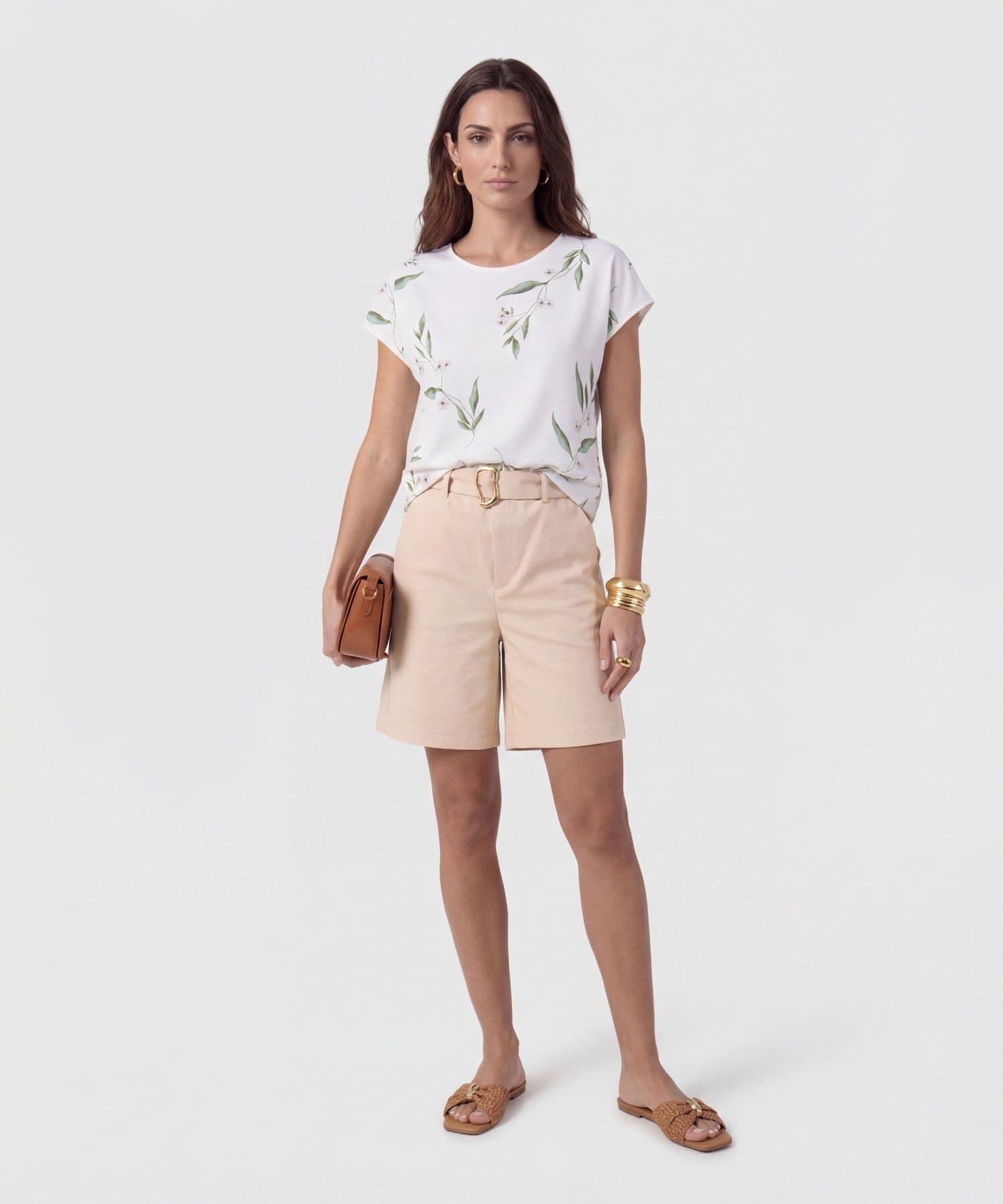 Blusa Coral de Día blanco para mujer, vista 2