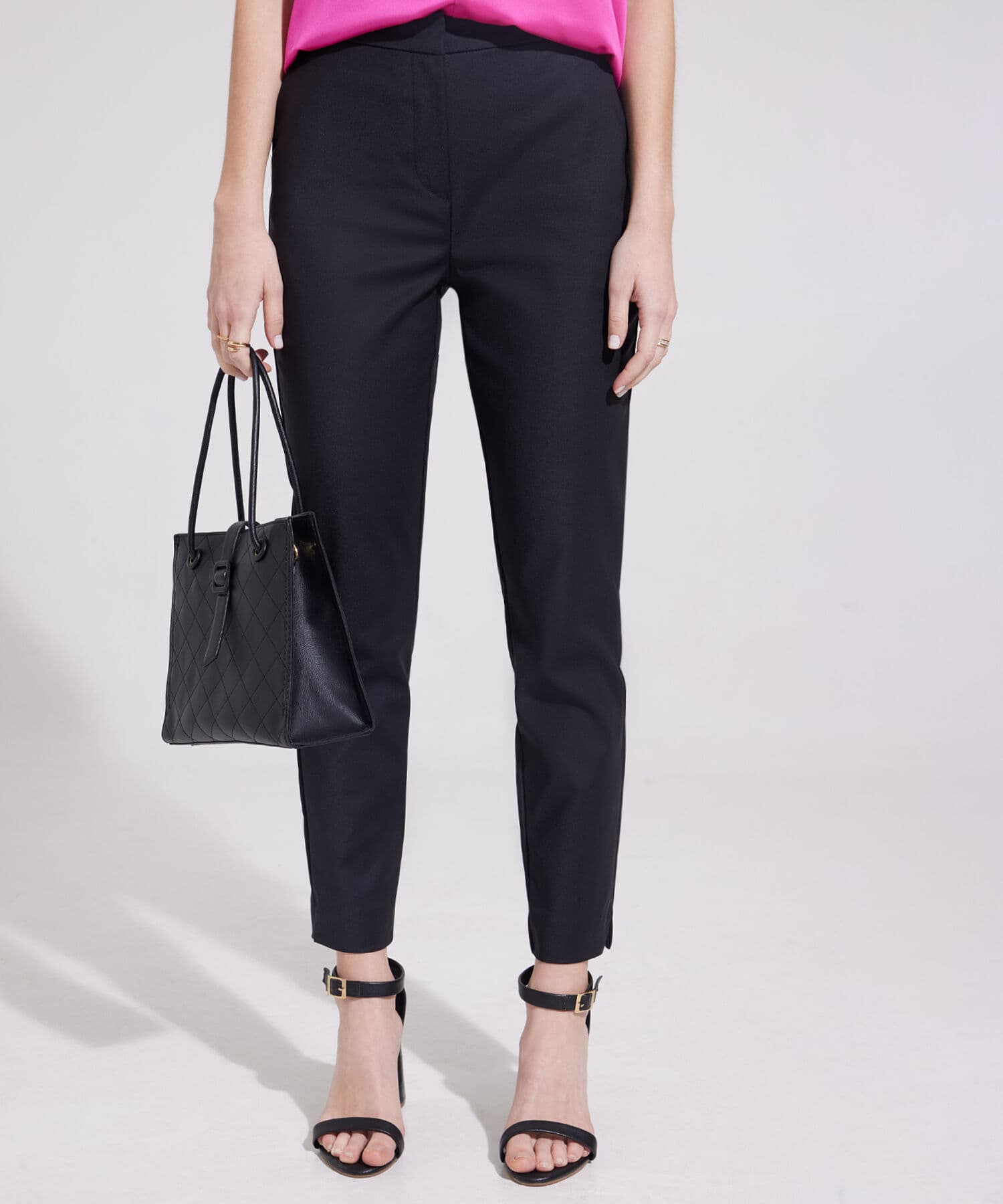 Pantalón Ámbar Contemporáneo negro para mujer, vista principal