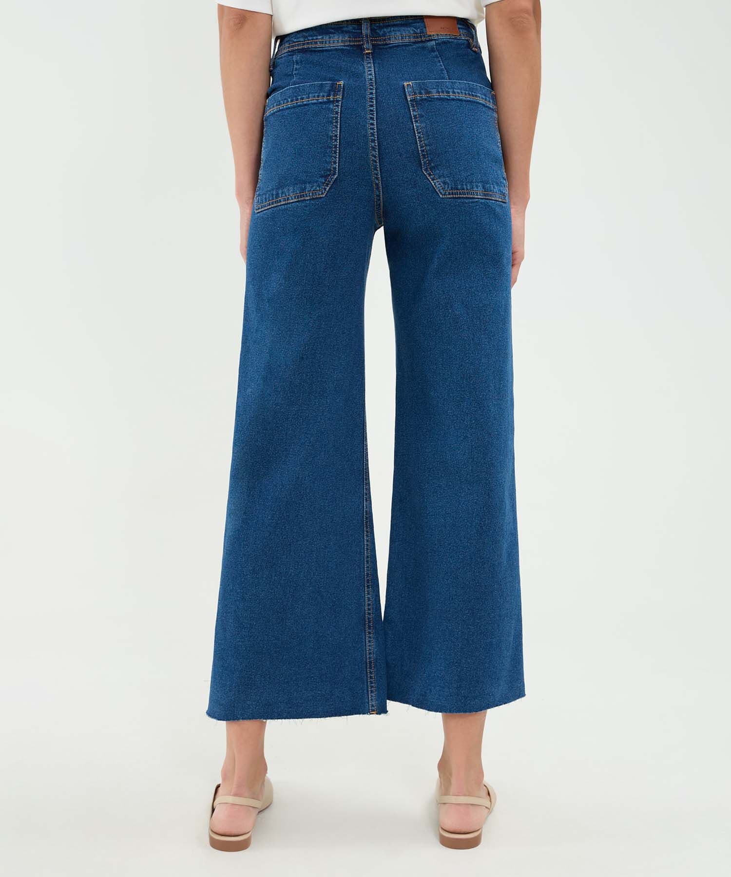 Jean Horizonte Edición Lino azul marino para mujer, vista 4