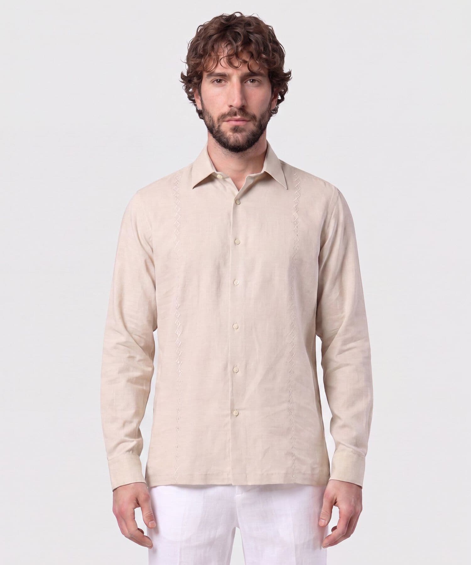 Camiseta Solana de Viaje café para hombre, vista principal