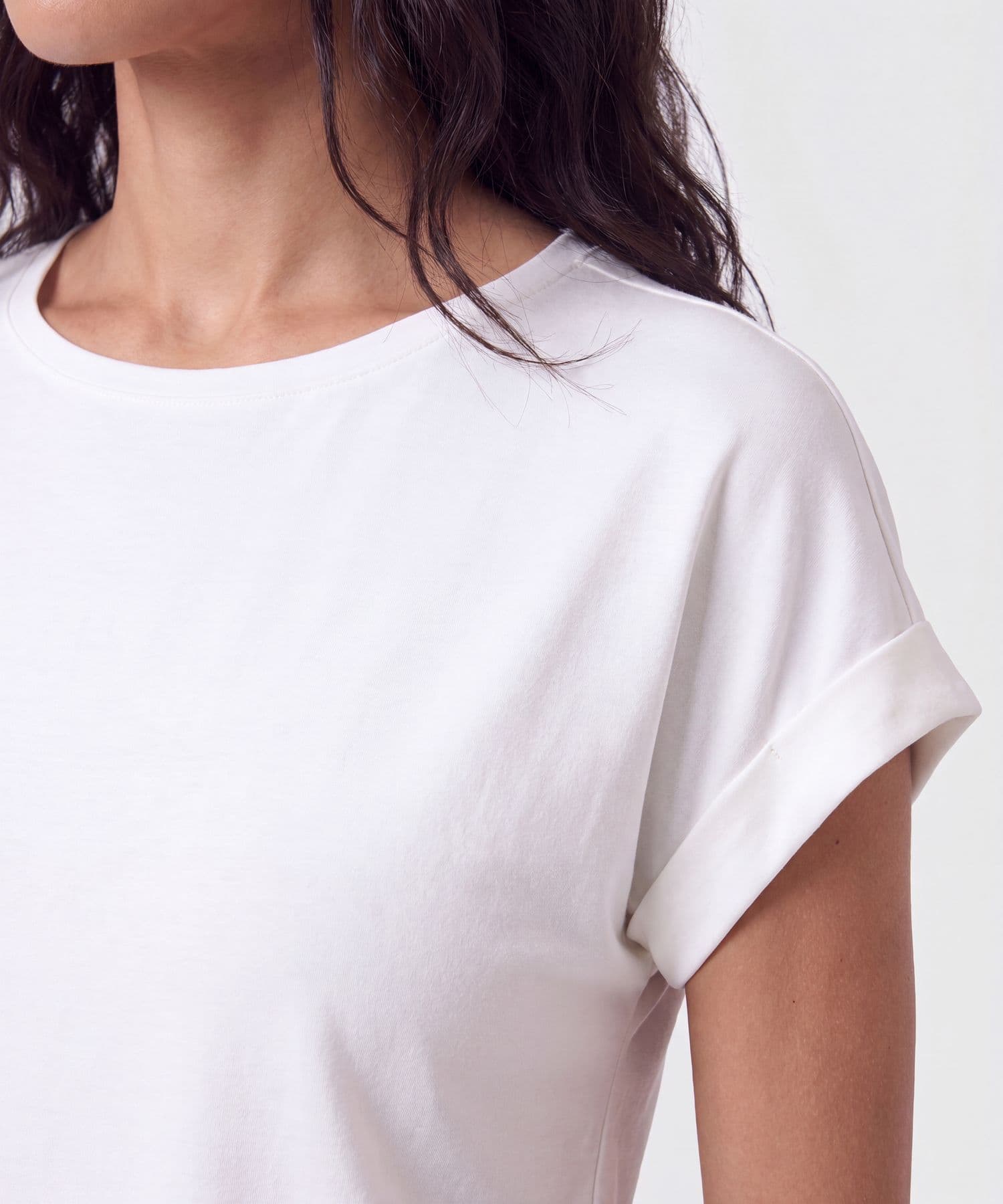 Camiseta Serena Contemporáneo blanco para mujer, vista 3