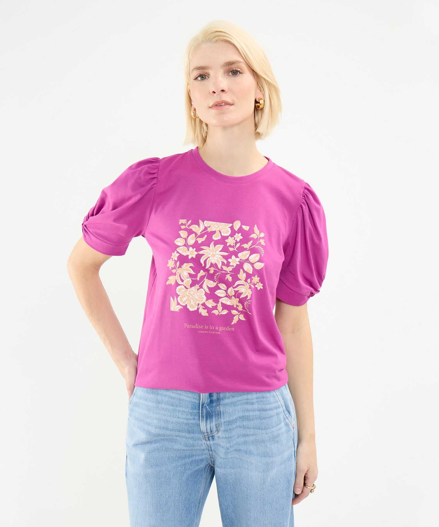 Camiseta Ámbar de Viaje arena para mujer, vista principal