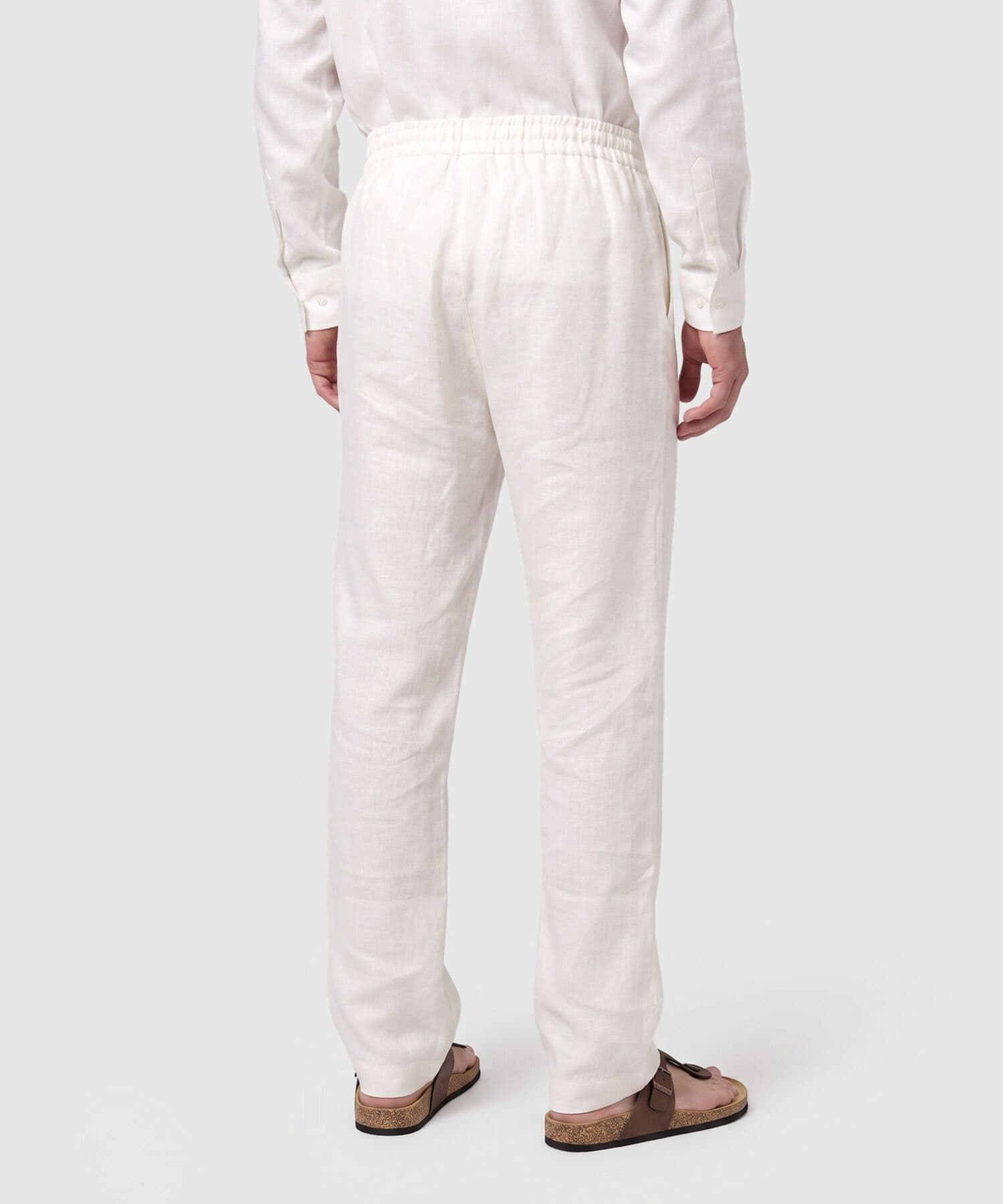 Pantalón Oliva Edición Lino gris humo para hombre, vista 4