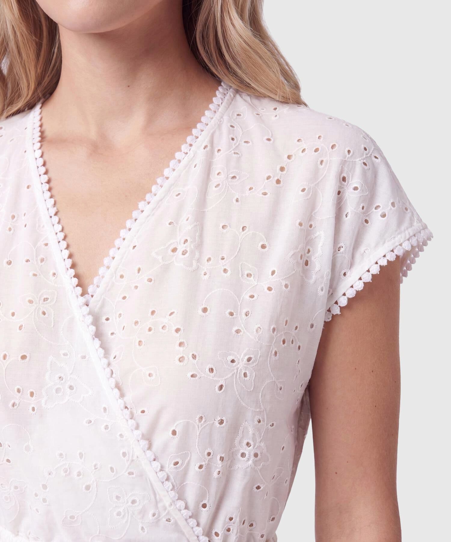 Vestido Coral de Viaje blanco para mujer, vista 3