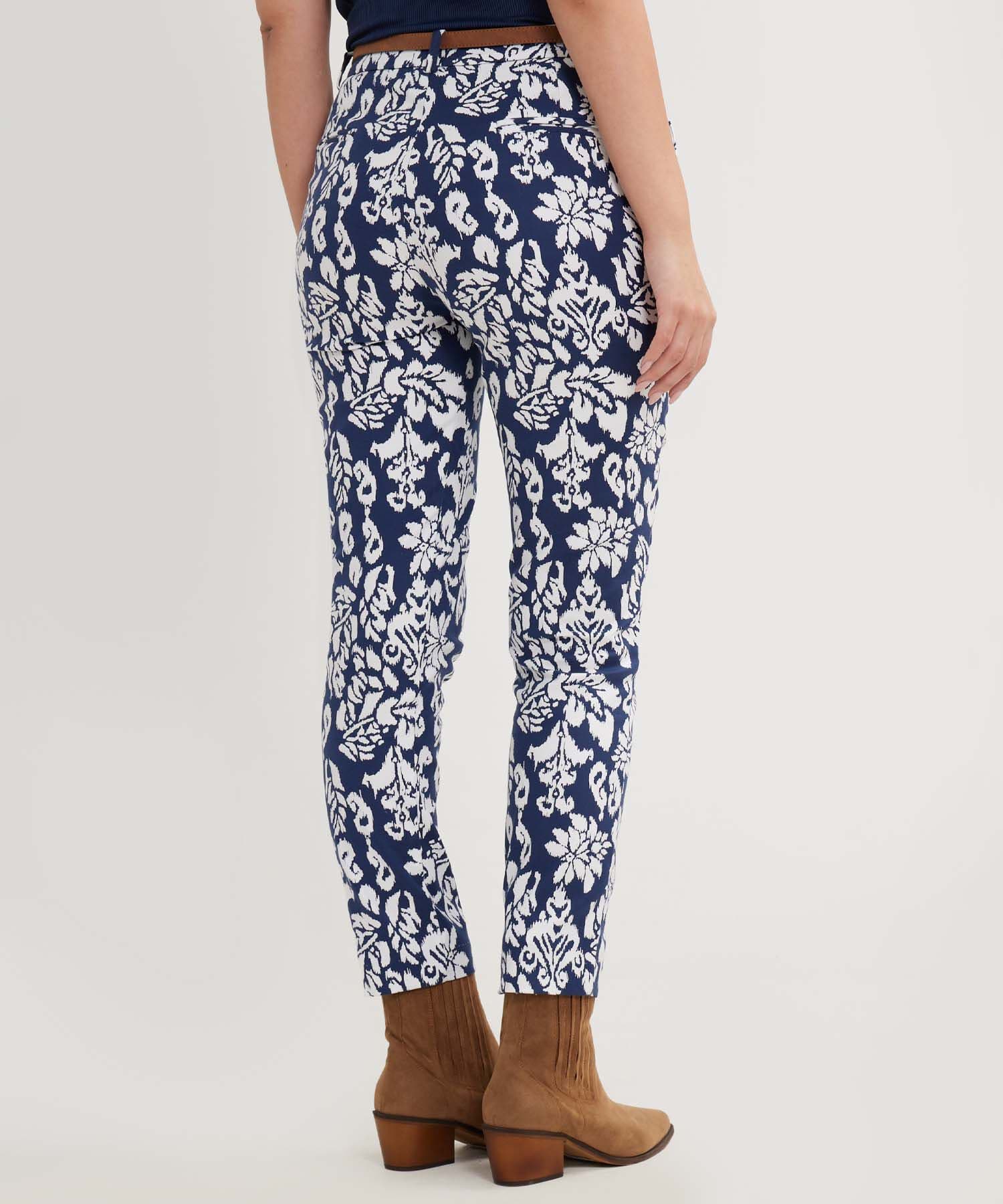 Pantalón Serena Fluido azul marino para mujer, vista 4