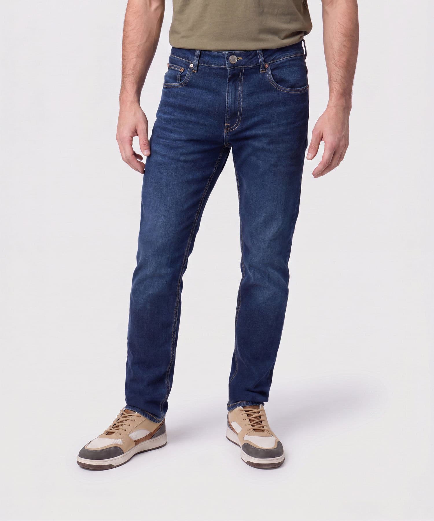 Jean Granada Edición Lino azul marino para hombre, vista principal