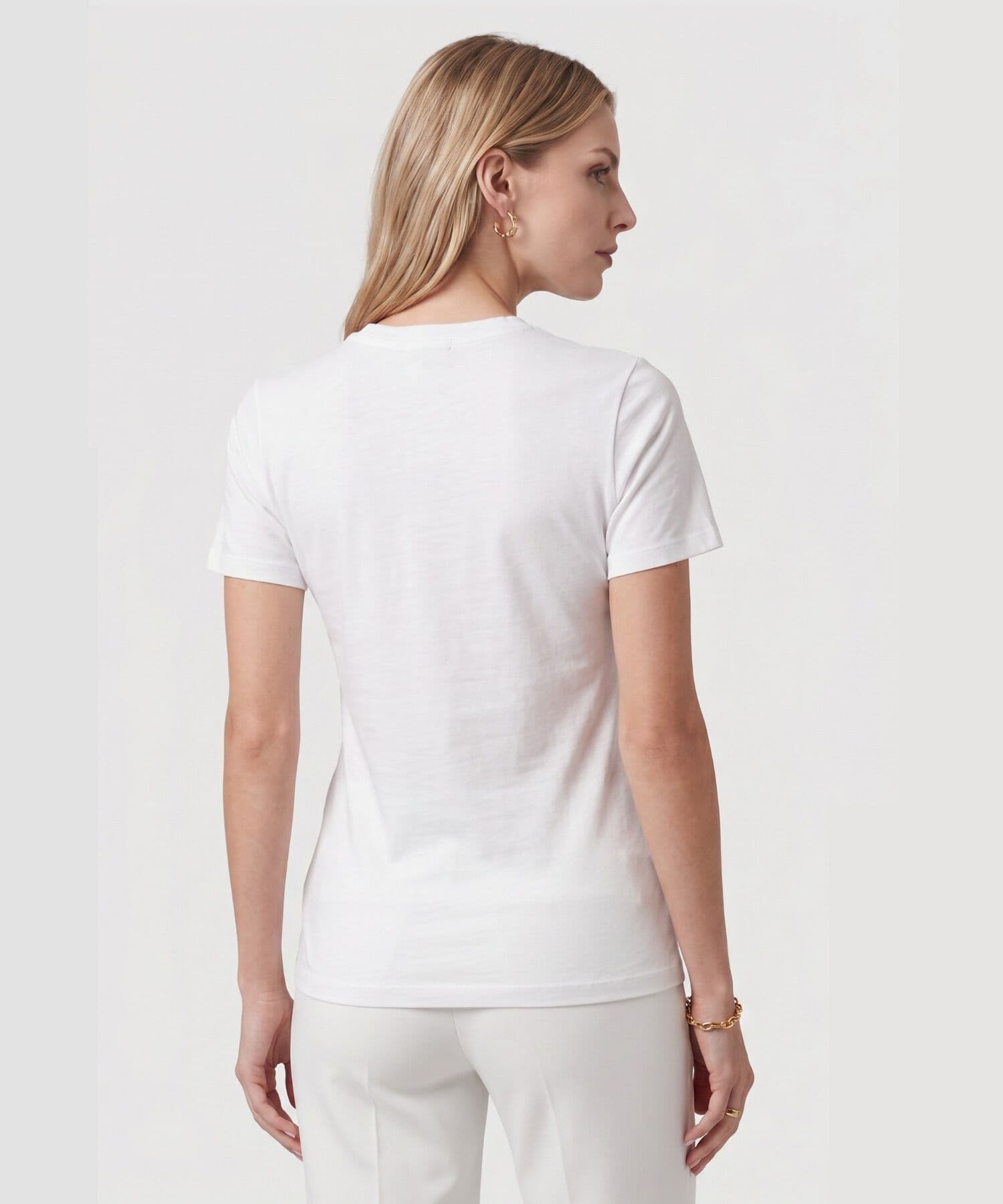 Camiseta Serena Sastre blanco para mujer, vista 4