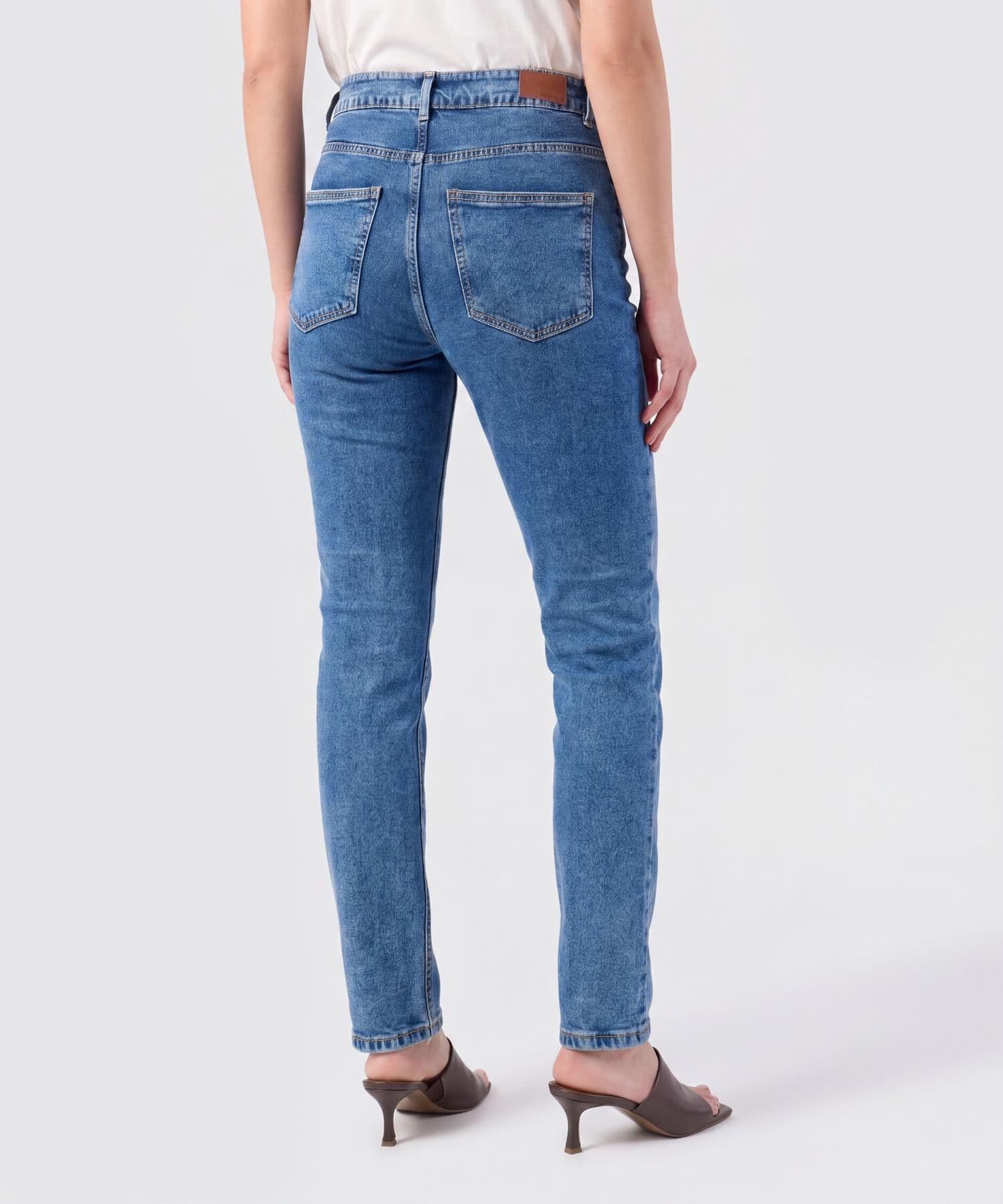 Jean Elisa Fluido azul marino para mujer, vista 4