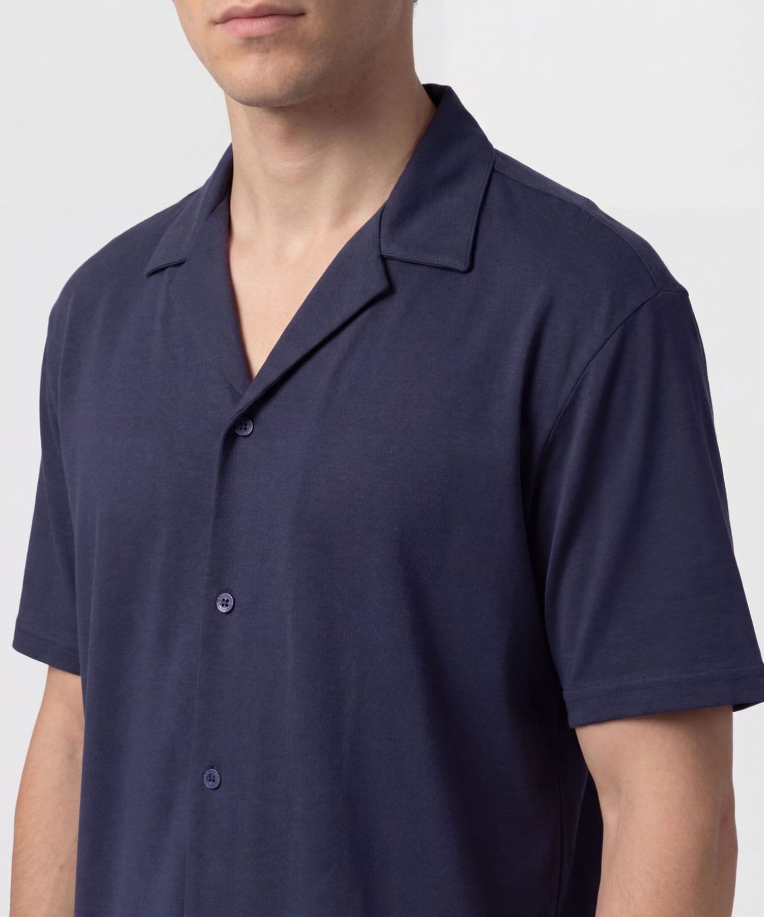 Pijama Renata Minimalista azul marino para hombre, vista 4