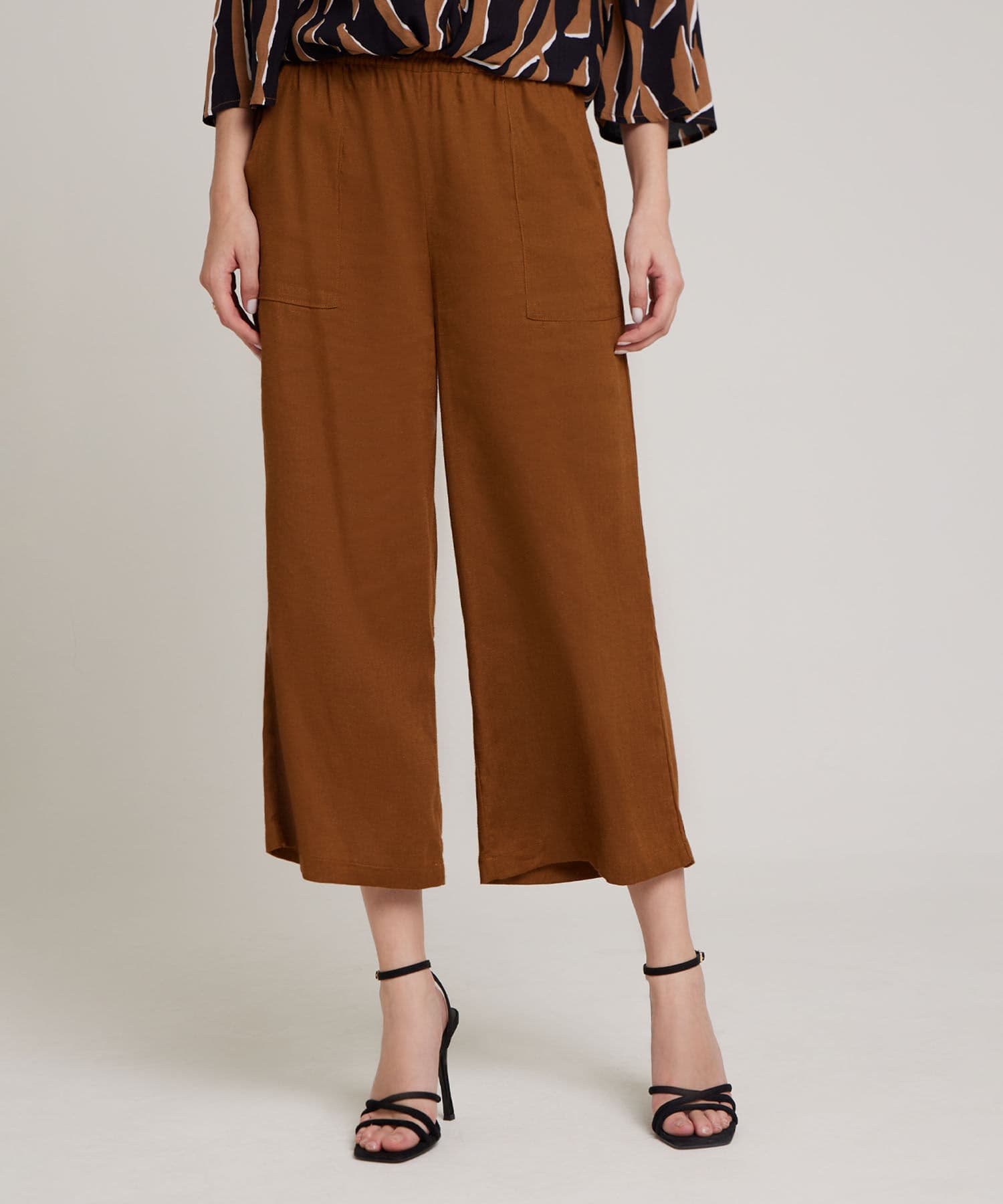 Pantalón Coral Suave café para mujer, vista principal