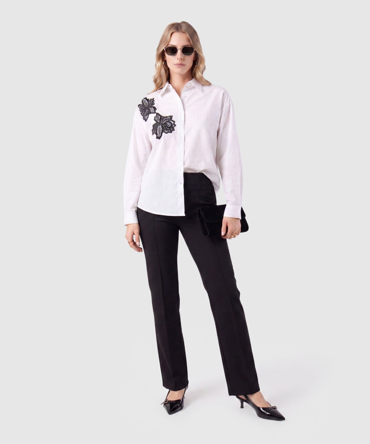 Camisa Lumbre Natural blanco para mujer, vista 2
