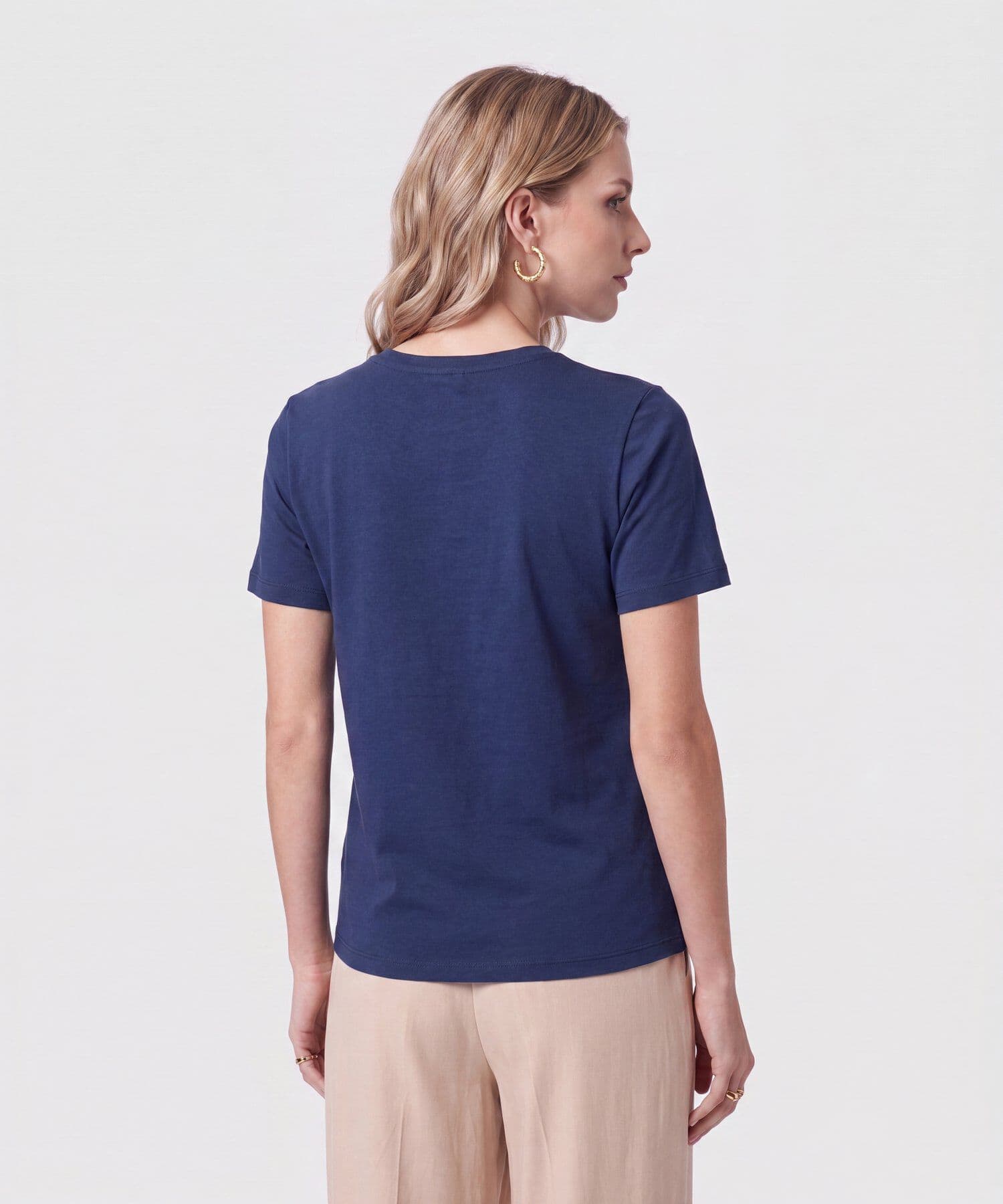 Camiseta Candelaria Ligero azul marino para mujer, vista 4