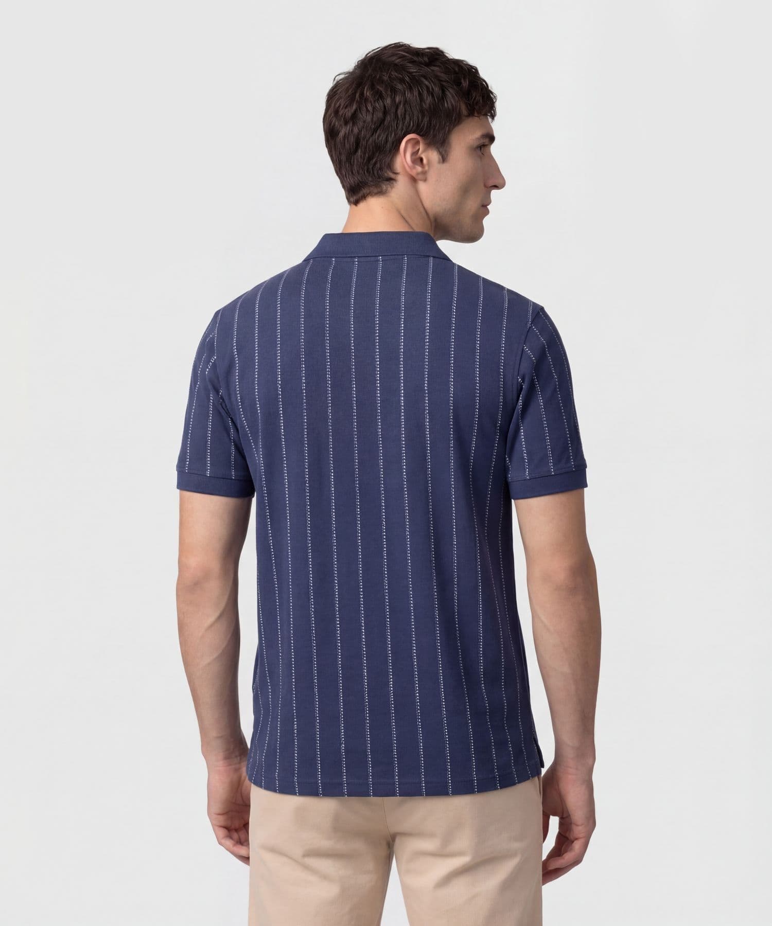 Polo Cauce Ligero azul marino para hombre, vista 3