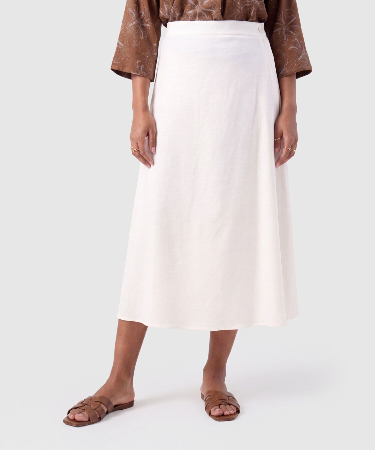 Falda Dalia Urbano blanco para mujer, vista principal