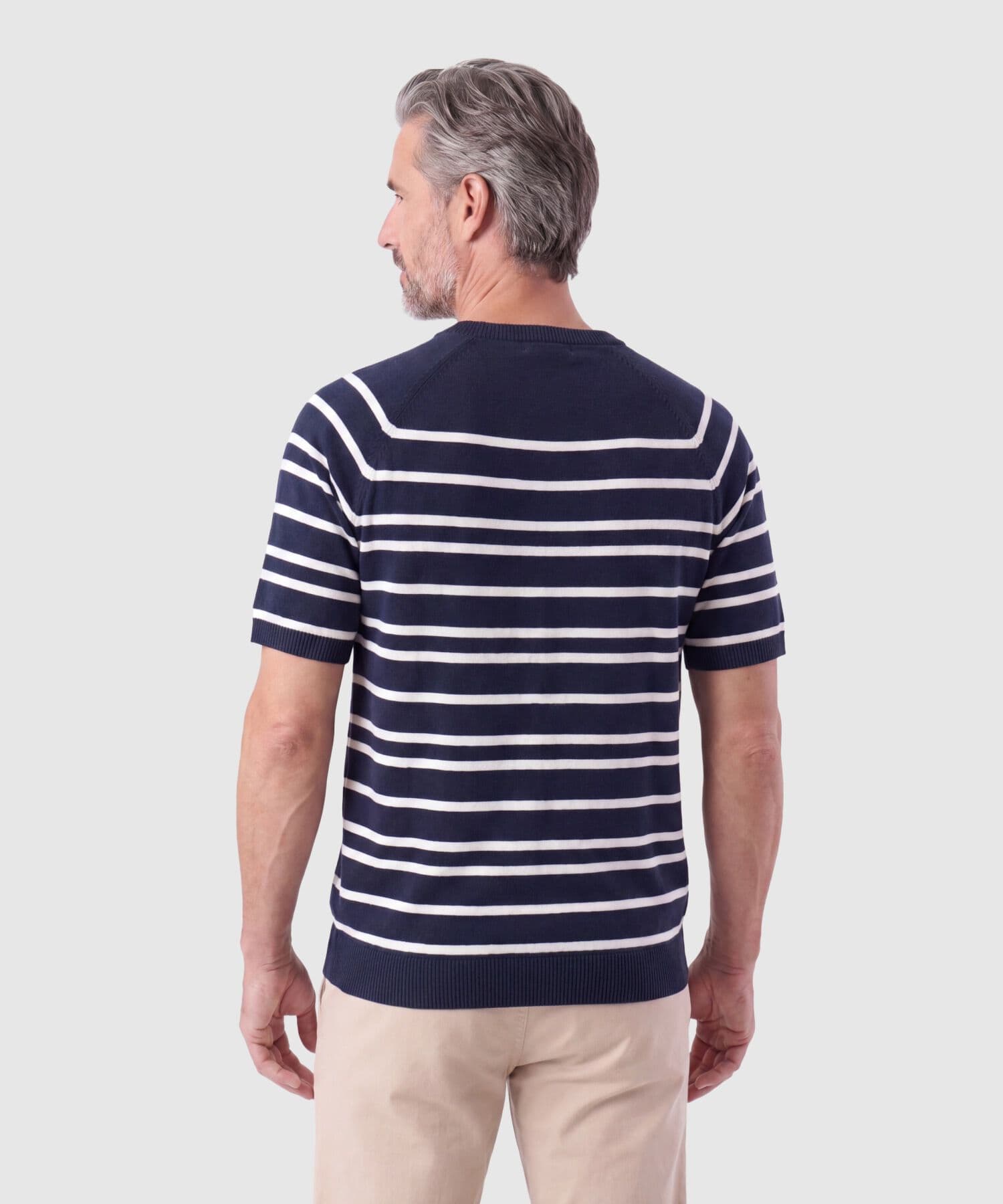 Camiseta Sierra de Día azul marino para hombre, vista 4
