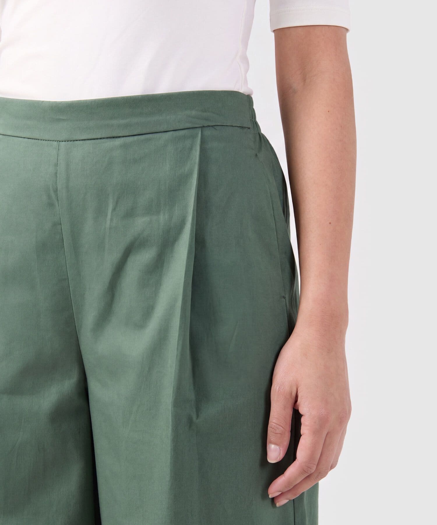 Pantalón Renata Relajado verde oliva para mujer, vista 3