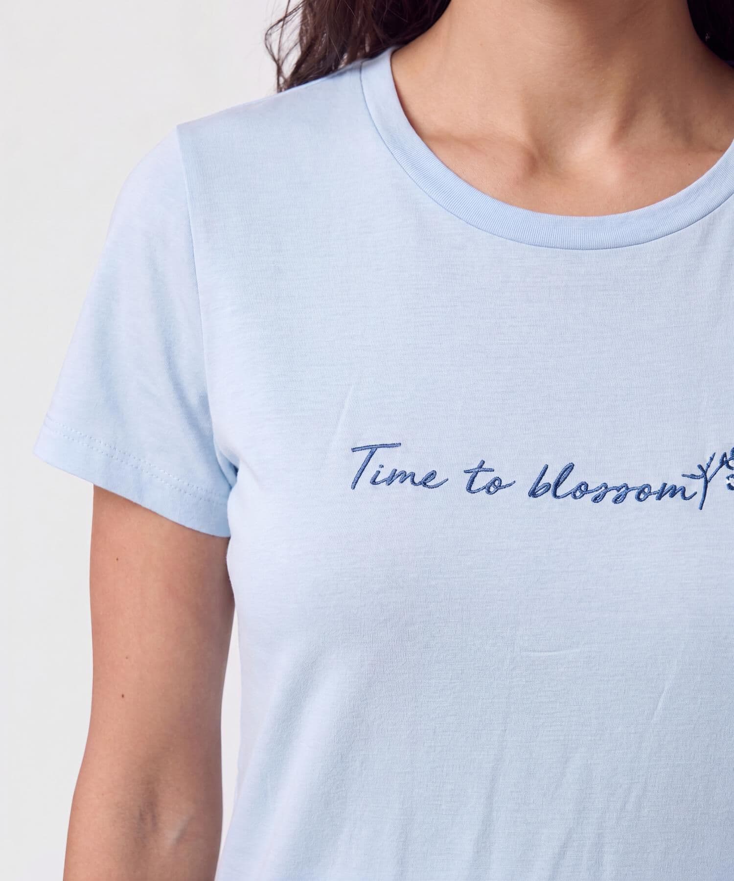 Camiseta Valle Urbano azul marino para mujer, vista 3