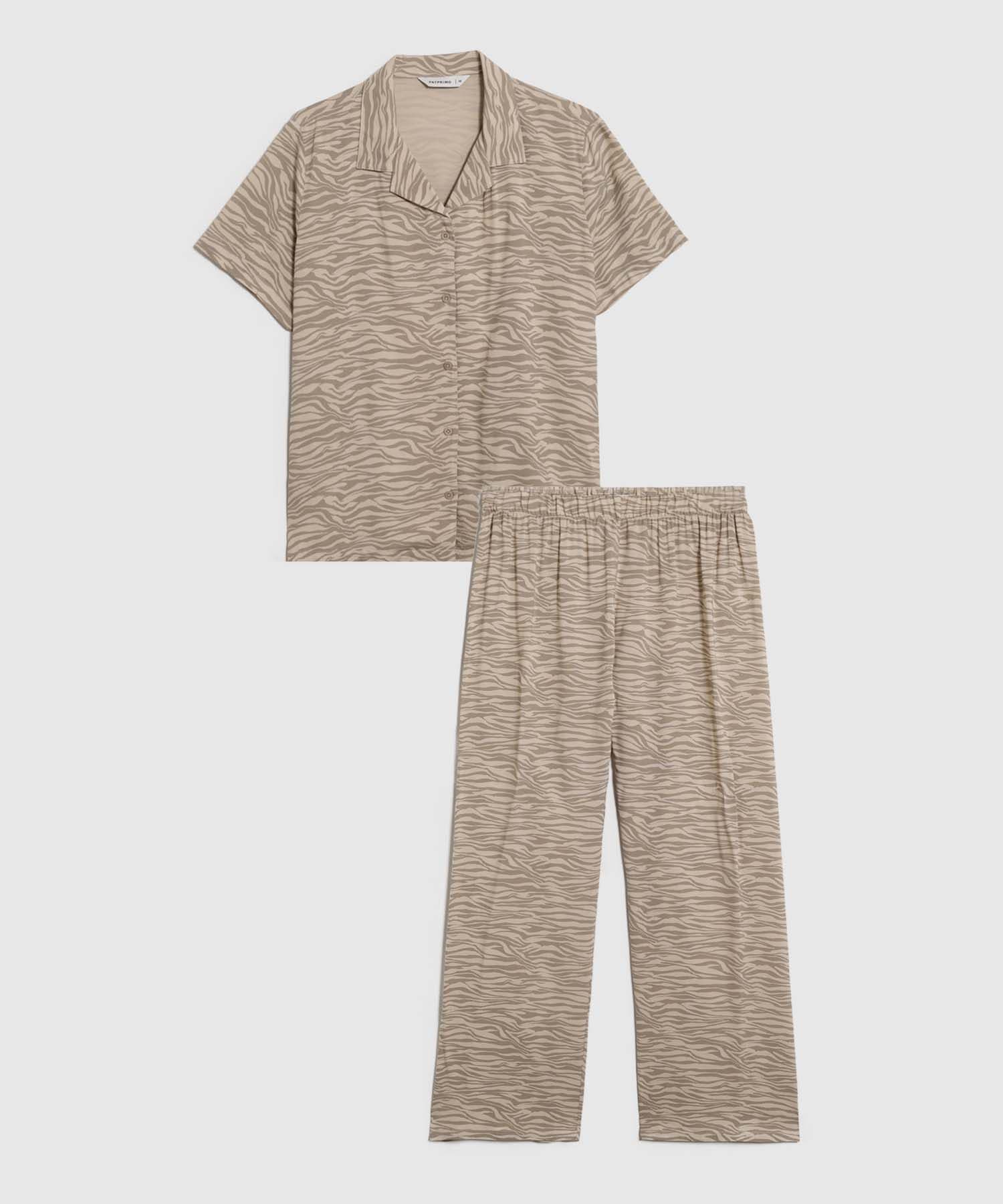 Pantalón Renata Minimalista café para mujer, vista principal