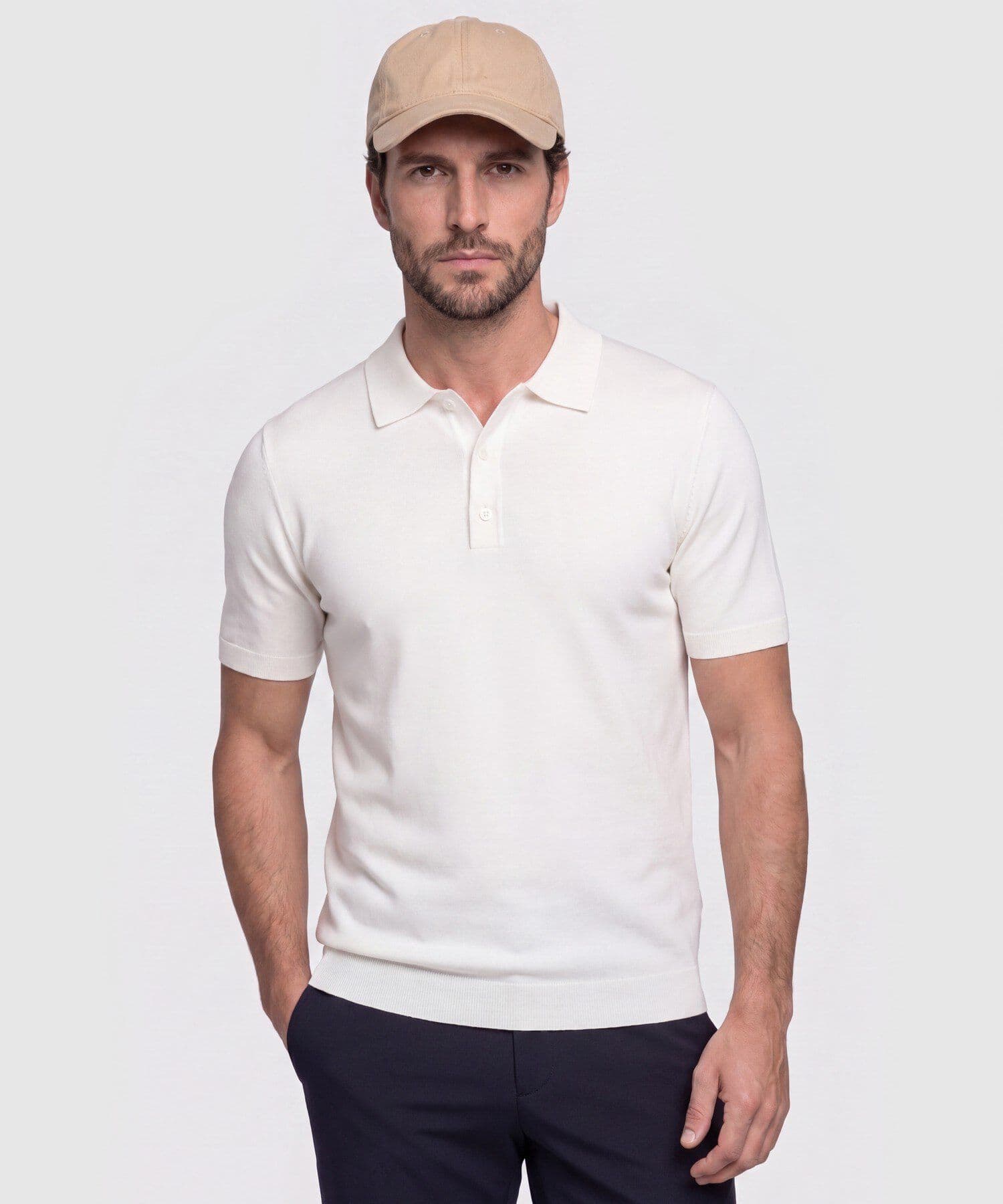 Polo Selva de Viaje dorado para hombre, vista principal