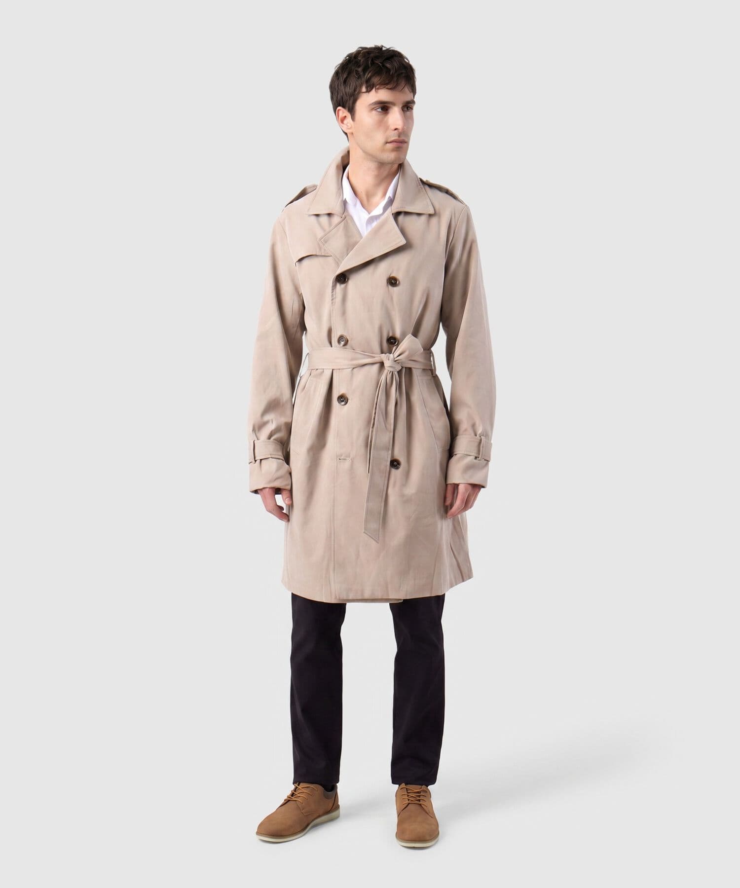 Chaqueta Emilia Contemporáneo café para hombre, vista 2