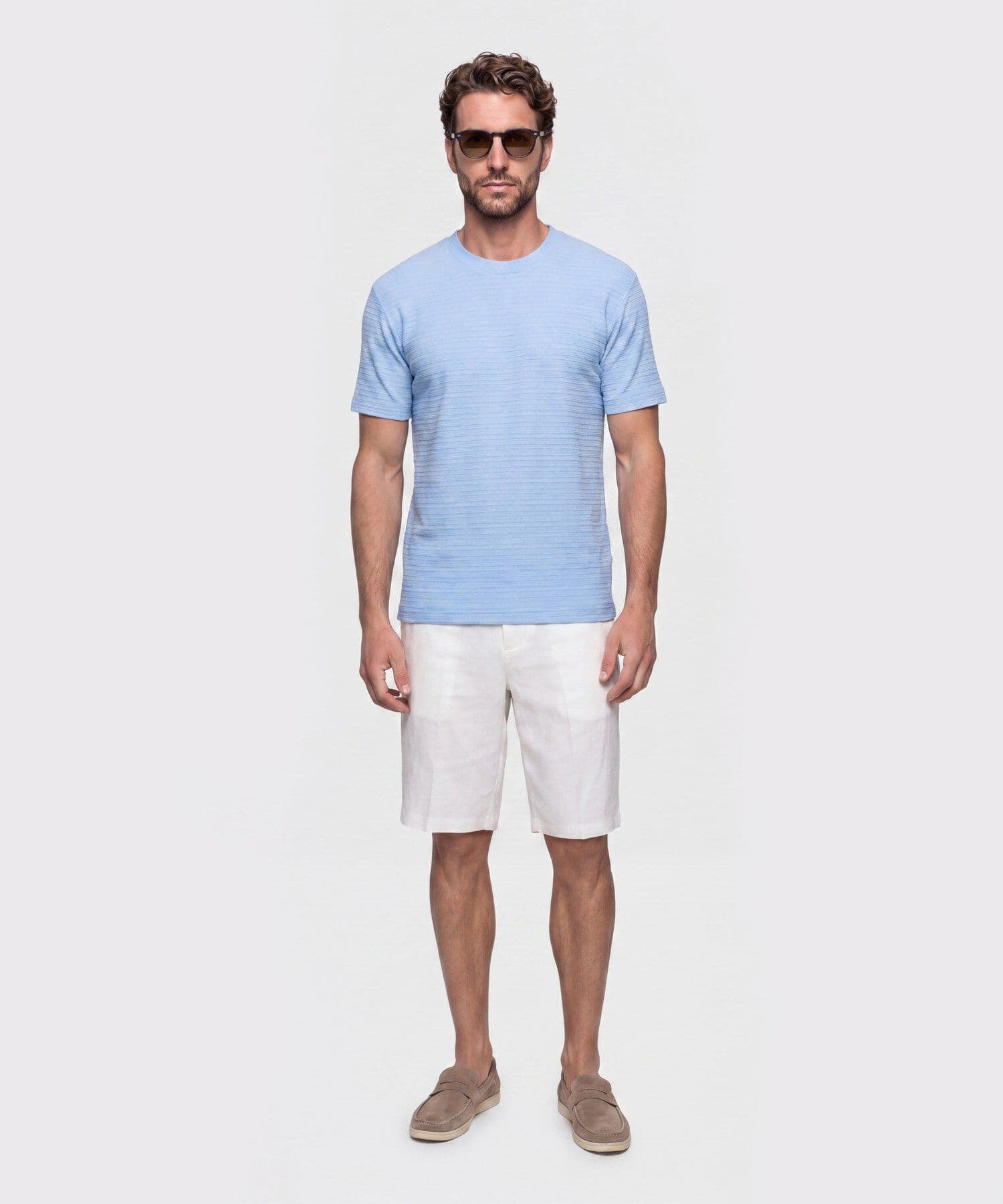 Camiseta Azahar de Noche azul marino para hombre, vista 2