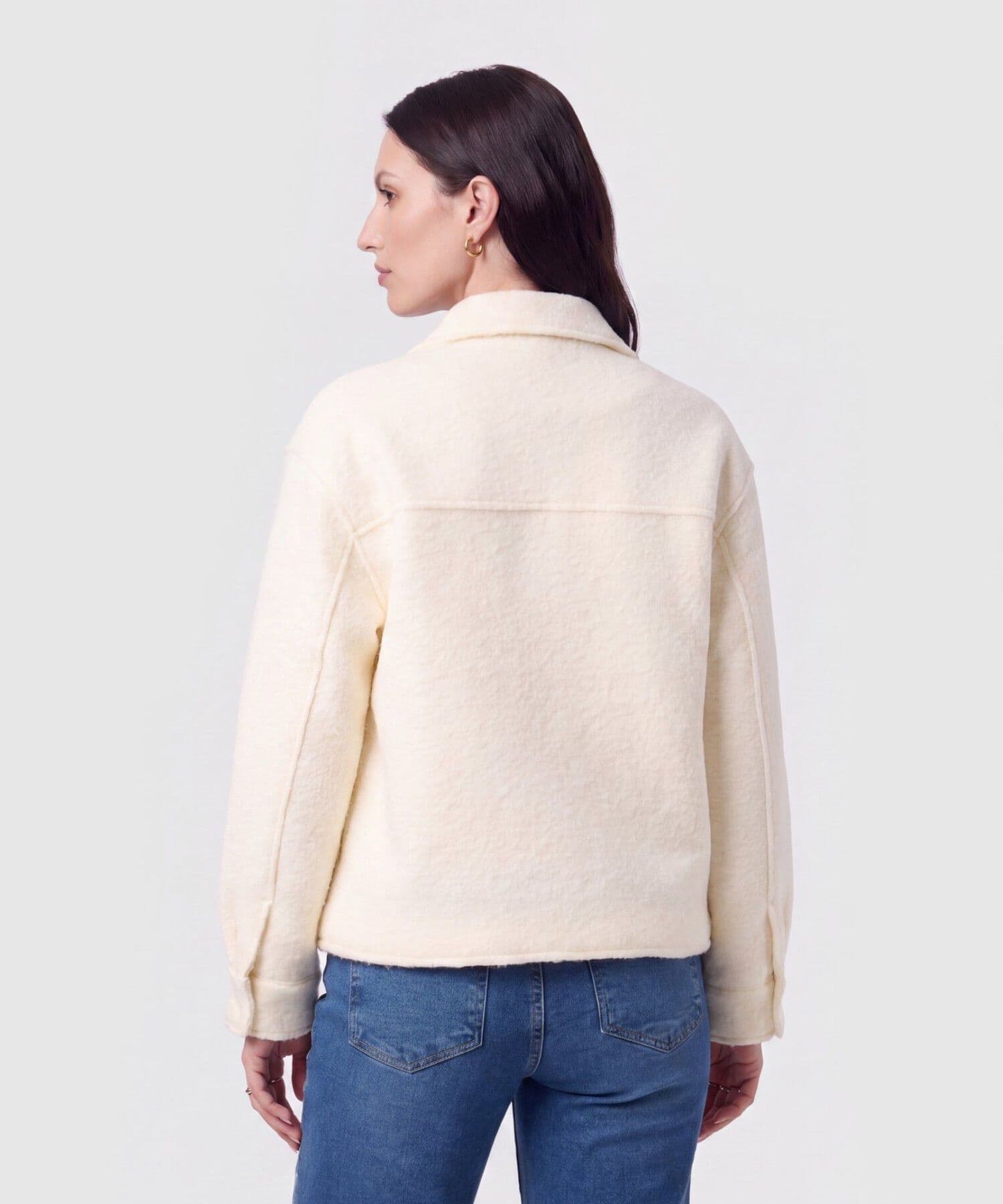 Chaqueta Bahía Edición Lino rosa empolvado para mujer, vista 4