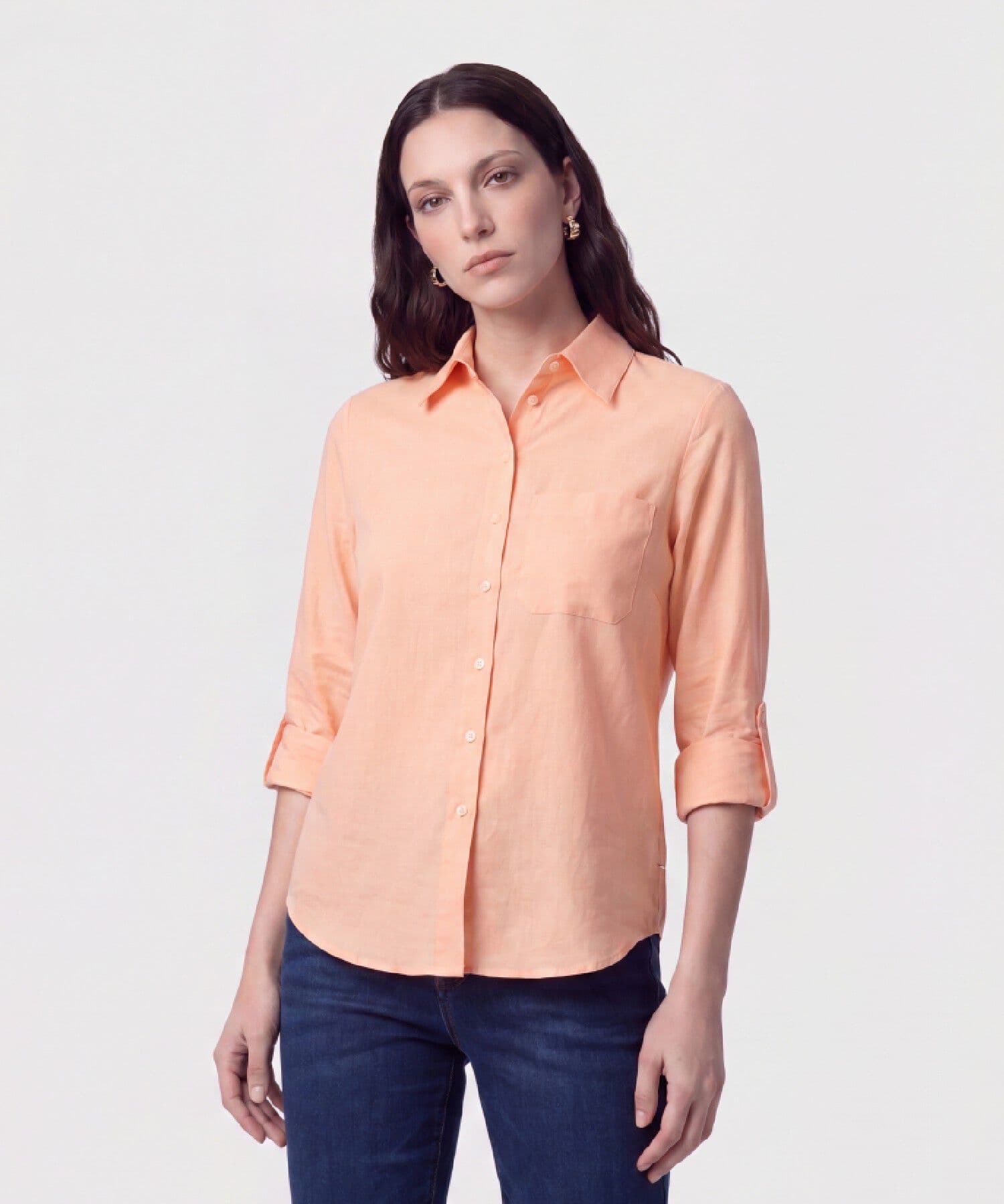 Camisa Río Urbano naranja para mujer, vista principal