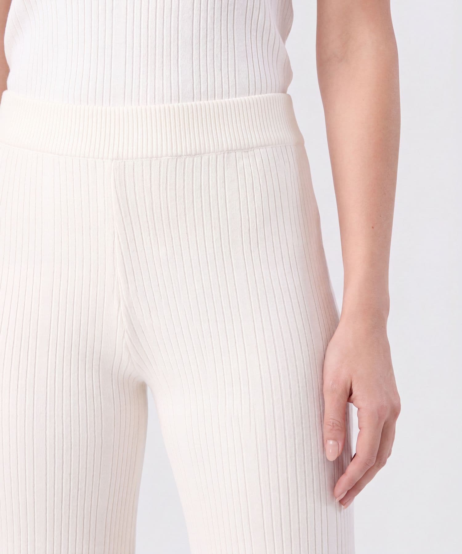 Pantalón Lumbre Edición Lino arena para mujer, vista 3
