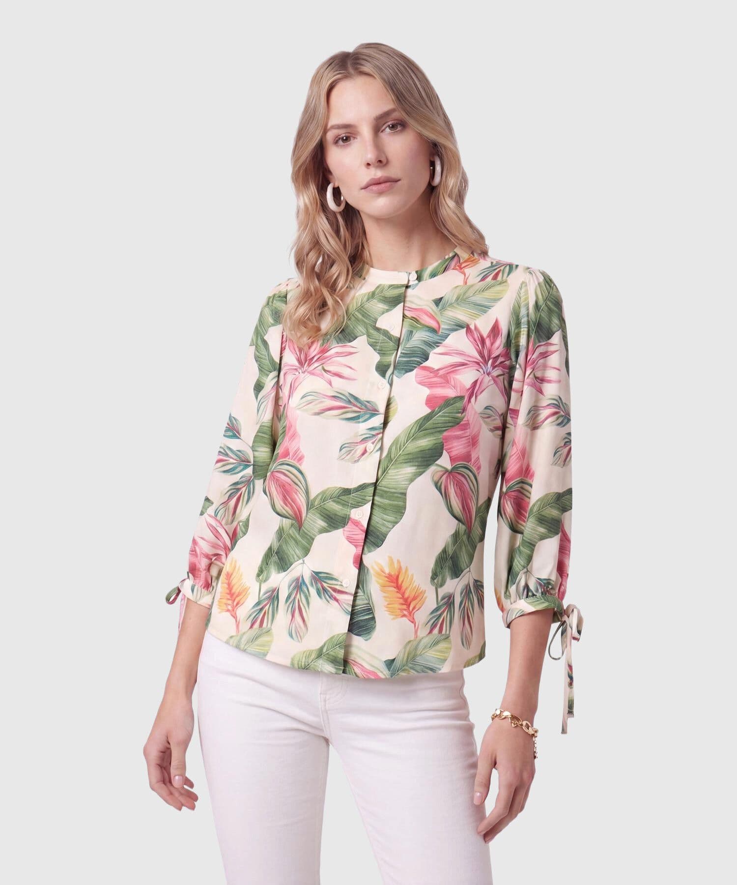Blusa Elisa de Viaje rojo granada para mujer, vista principal