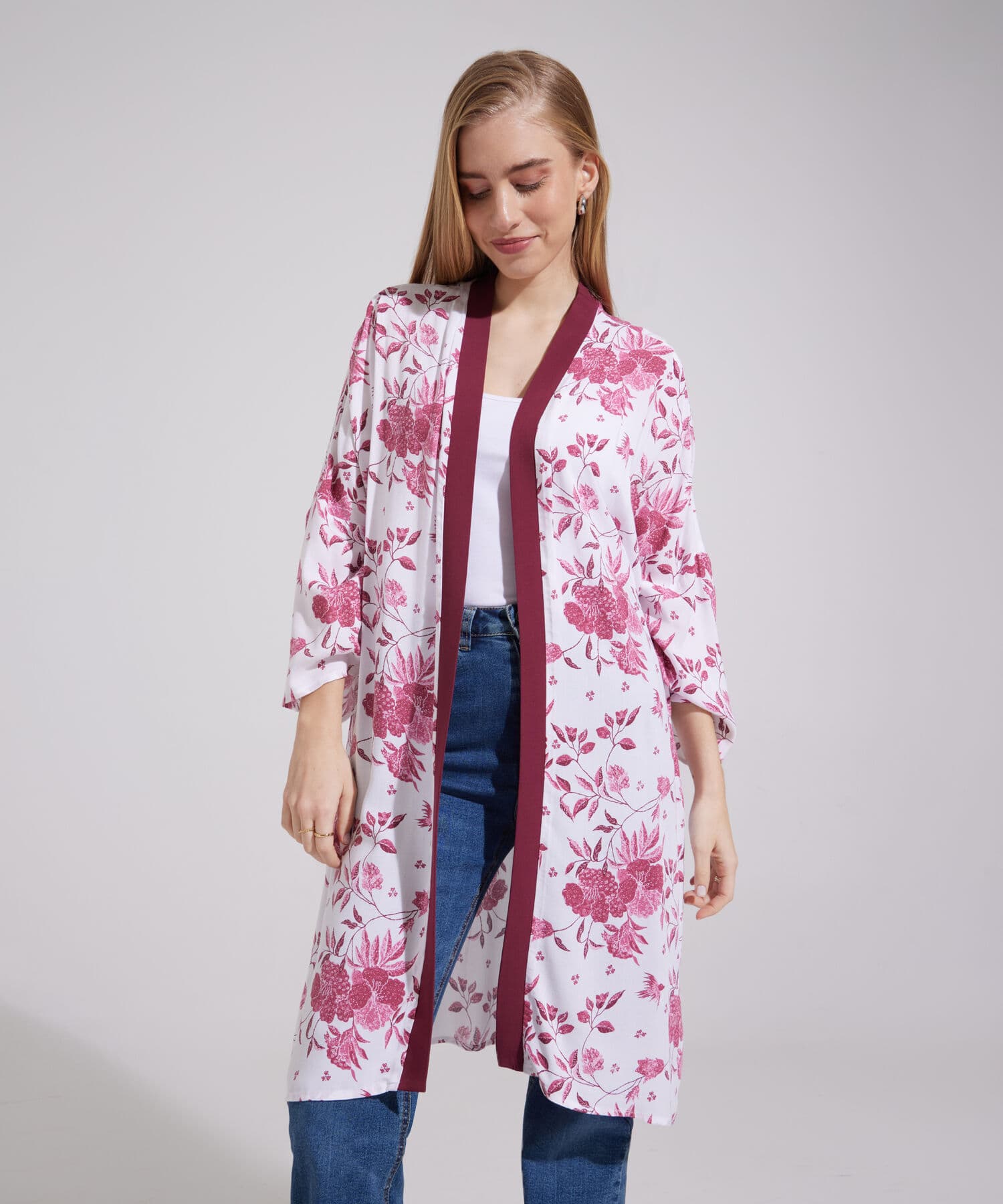 Buzo Horizonte Edición Lino rosa empolvado para mujer, vista principal