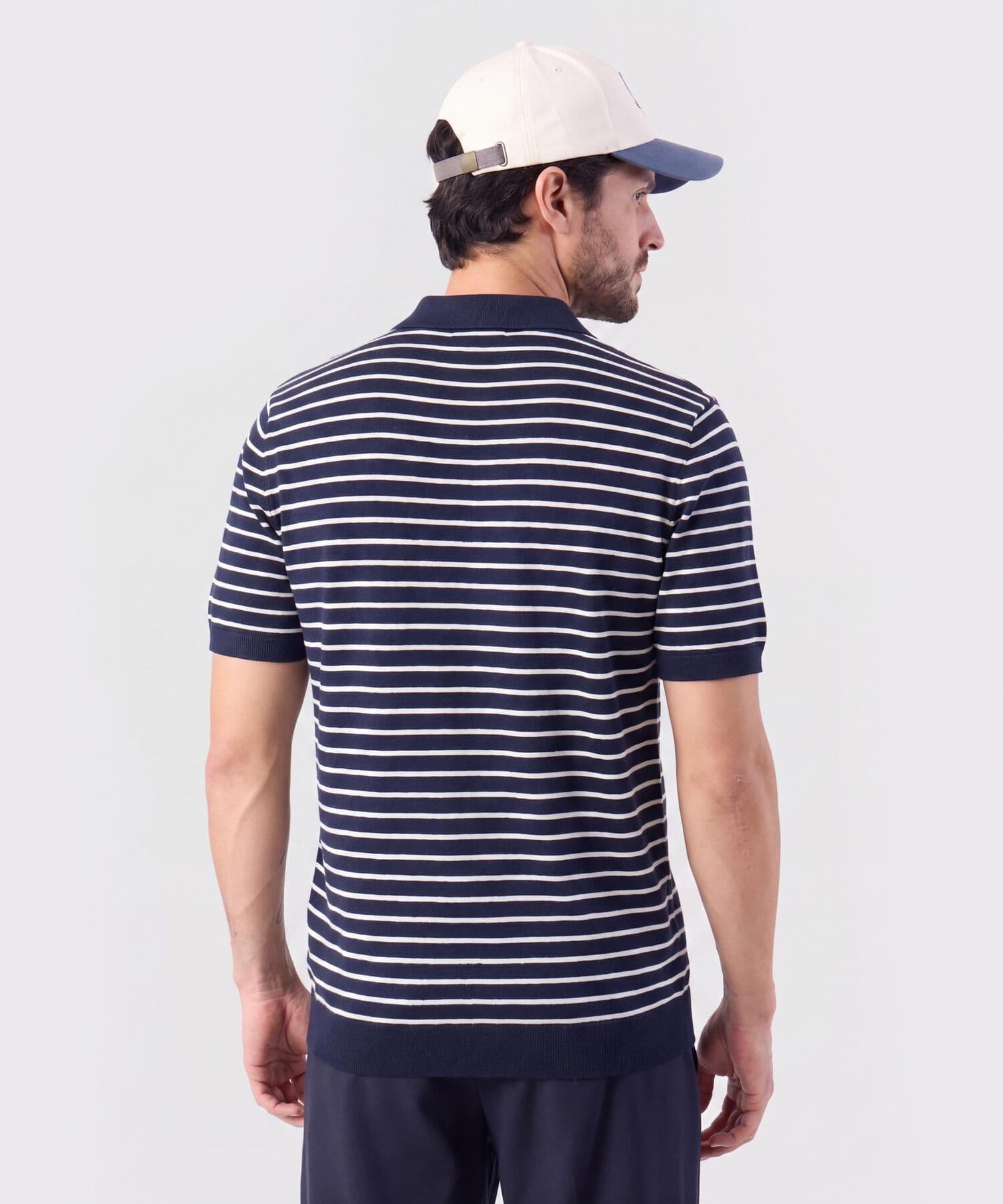 Polo Cauce Natural azul marino para hombre, vista 4