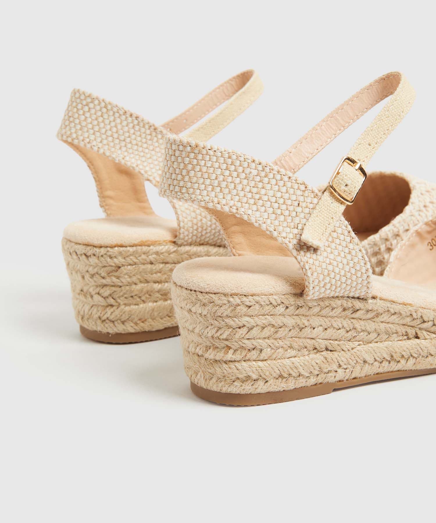 Zapatos Cauce Texturizado camel para mujer, vista 4