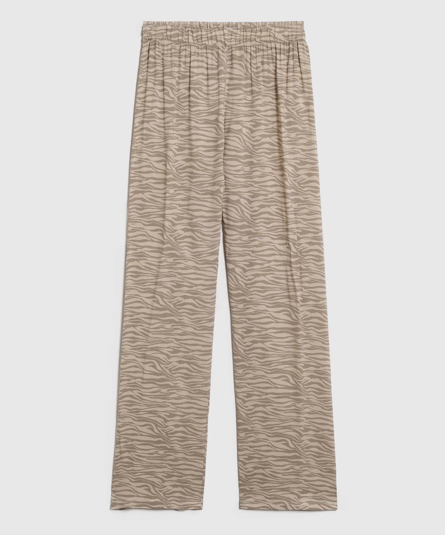 Pantalón Renata Minimalista café para mujer, vista 3