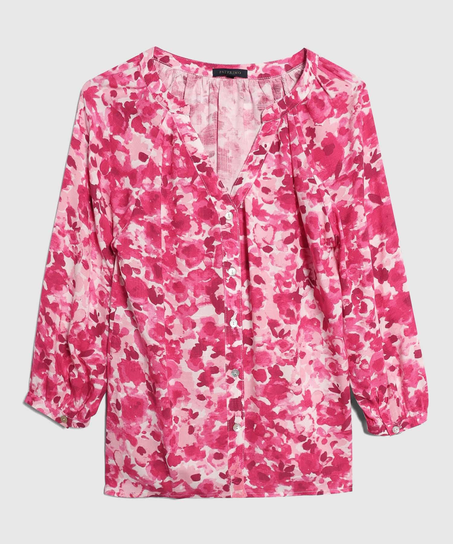 Blusa Julieta de Viaje rosa empolvado para mujer, vista 5