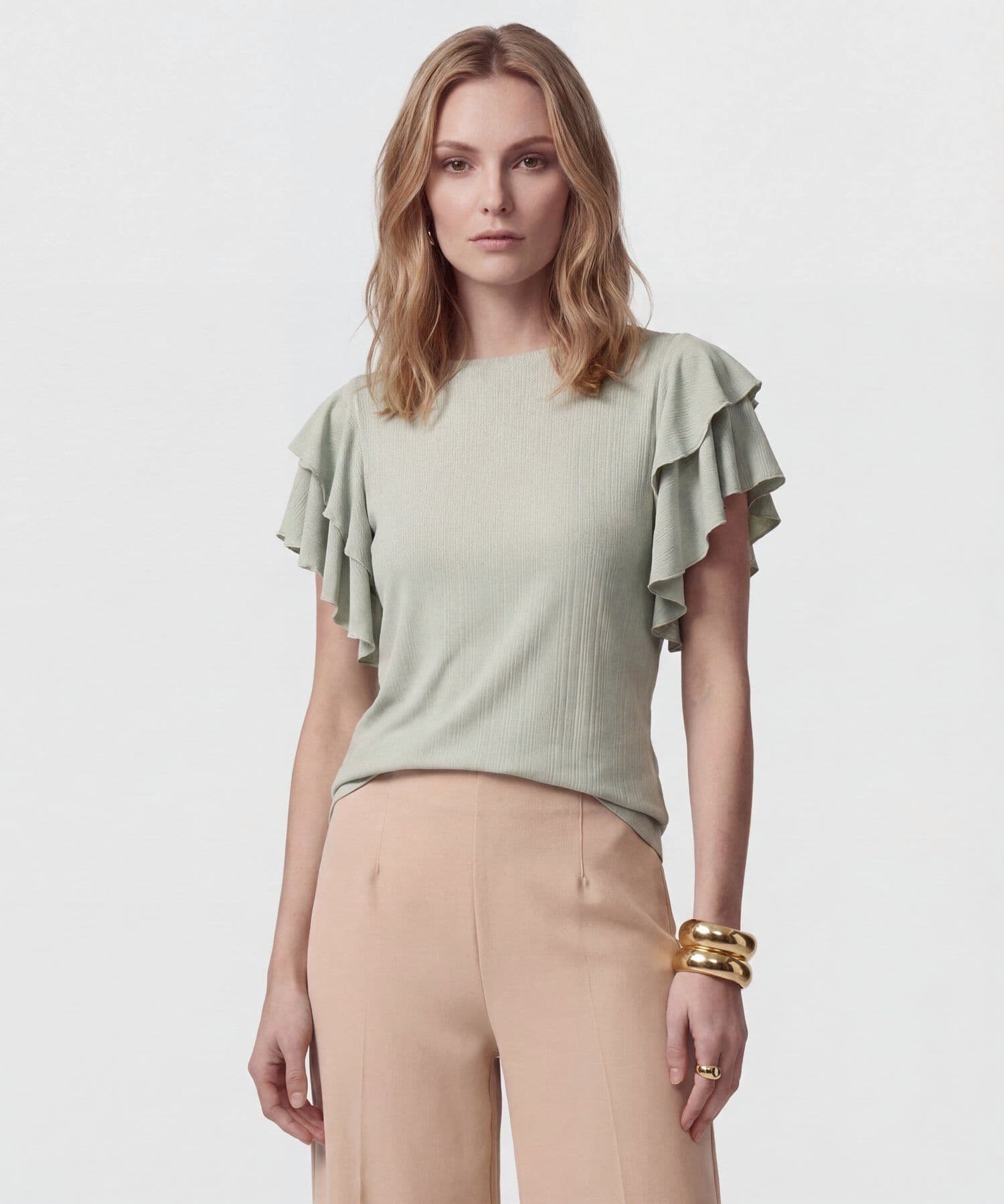 Camiseta Selva Contemporáneo verde oliva para mujer, vista principal