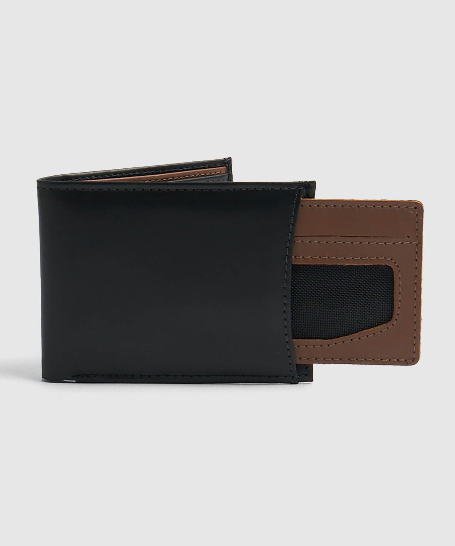 Billetera Solana Minimalista negro para hombre, vista principal