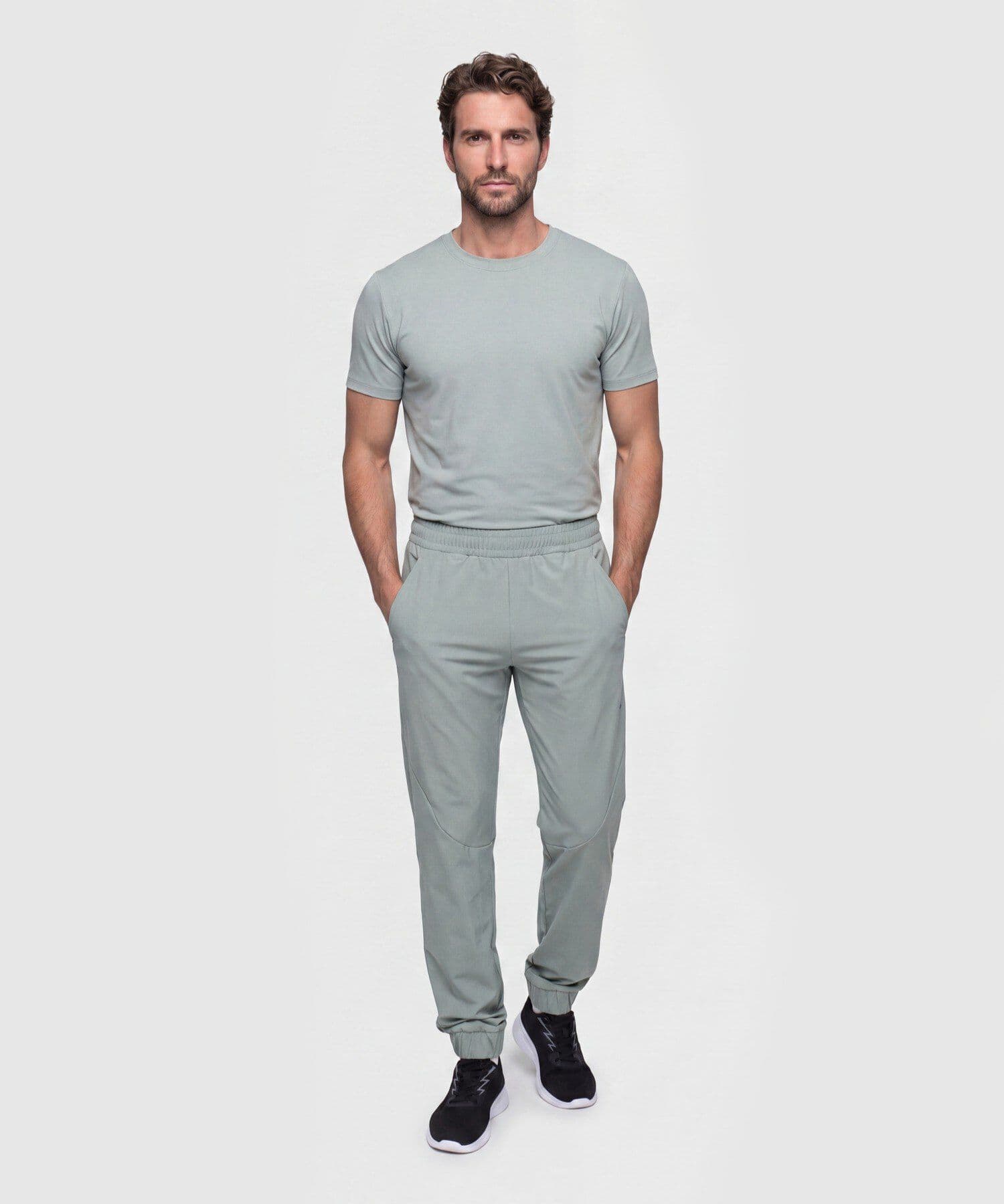 Pantalón Granada Urbano verde oliva para hombre, vista 2