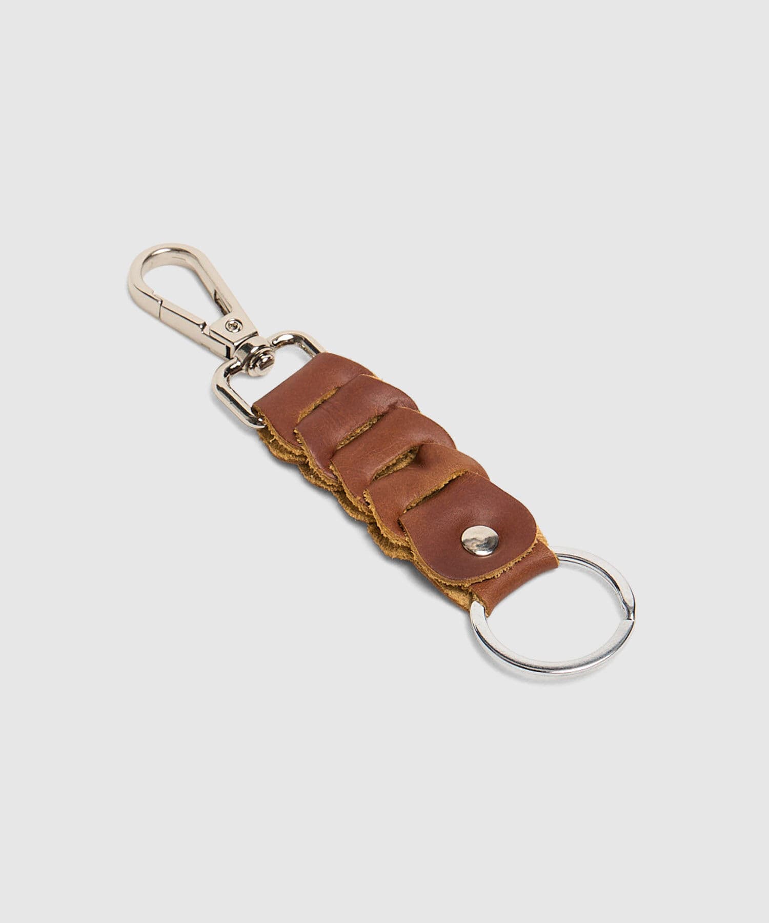 Llavero Siena Texturizado café para hombre, vista 2