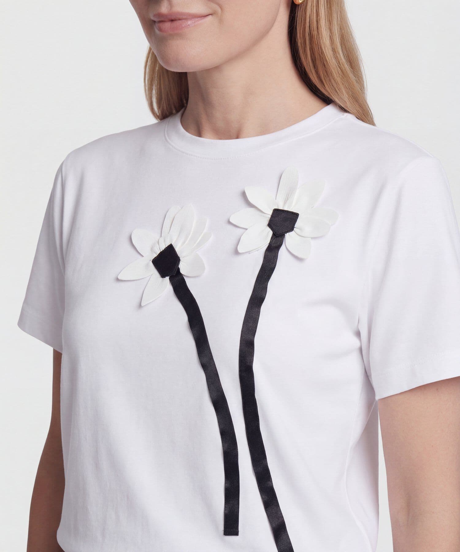 Camiseta Bahía de Ciudad blanco para mujer, vista 3