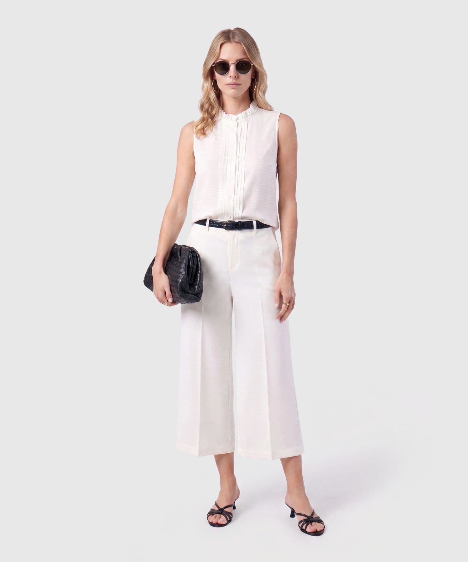 Blusa Laguna Urbano blanco para mujer, vista 2