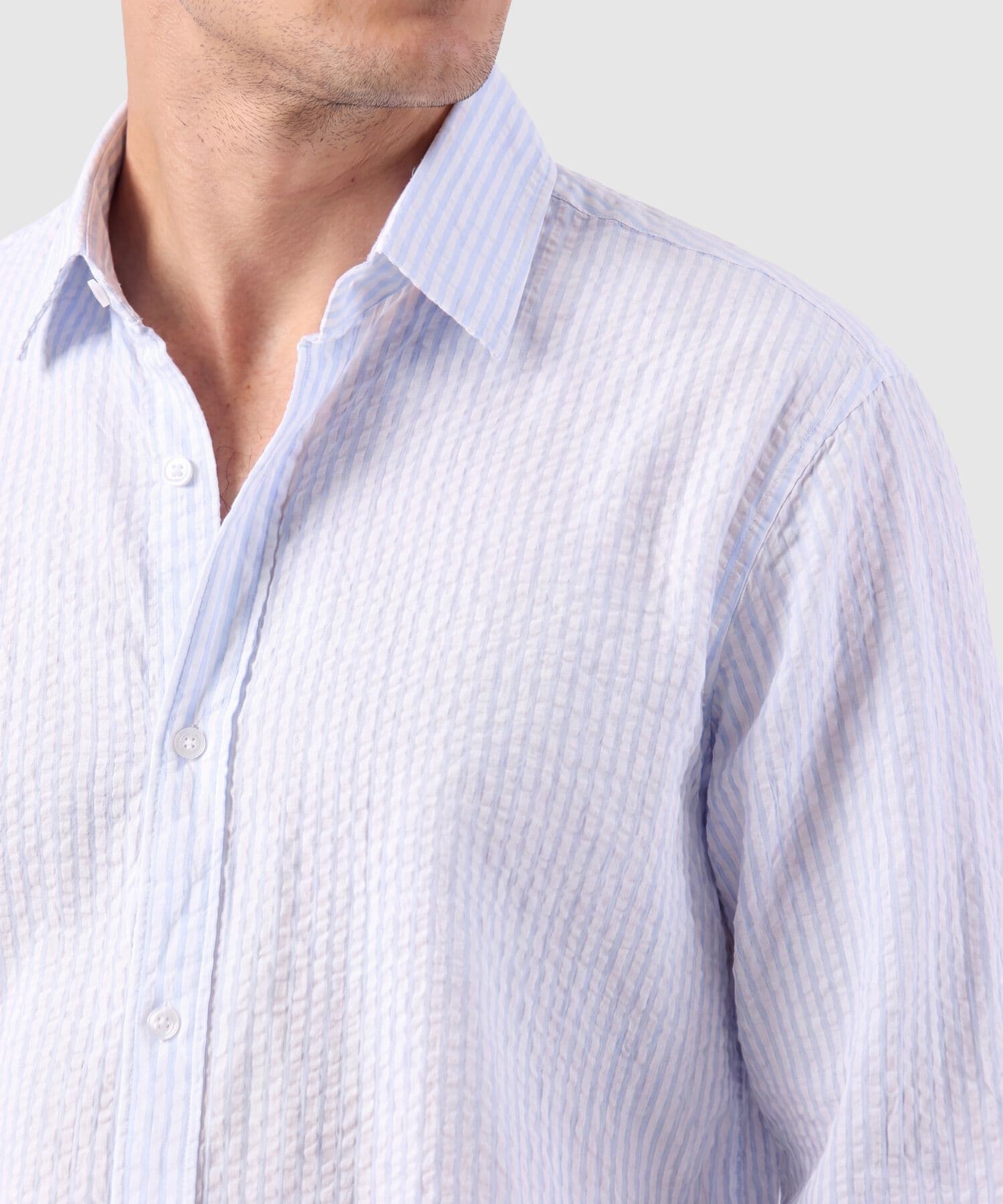 Camisa Elisa de Día azul marino para hombre, vista 3
