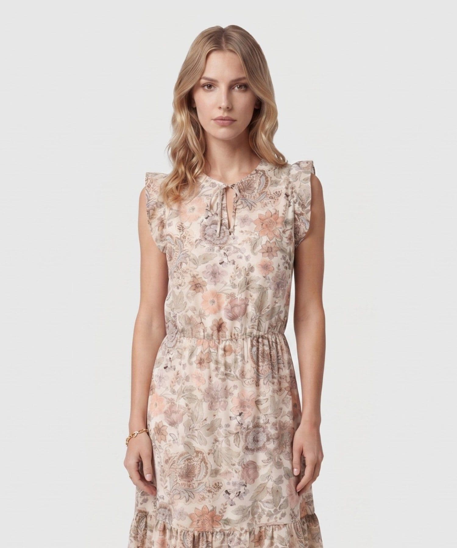 Vestido Cedro Clásico verde oliva para mujer, vista 2