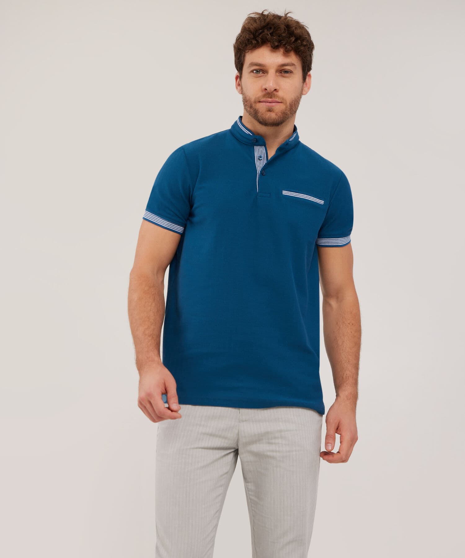 Polo Jacaranda Sastre verde oliva para hombre, vista principal