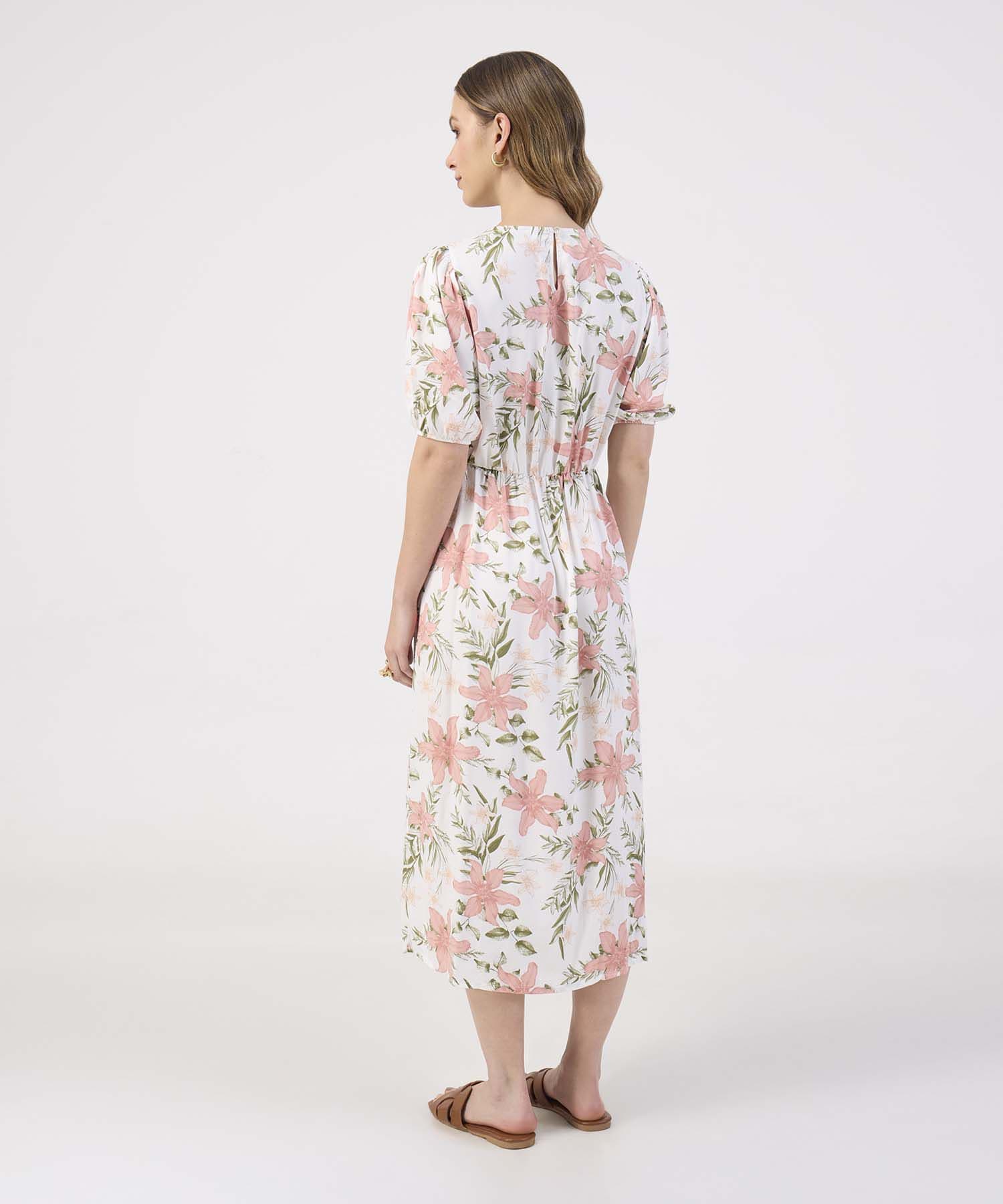 Vestido Granada Urbano rosa empolvado para mujer, vista 4