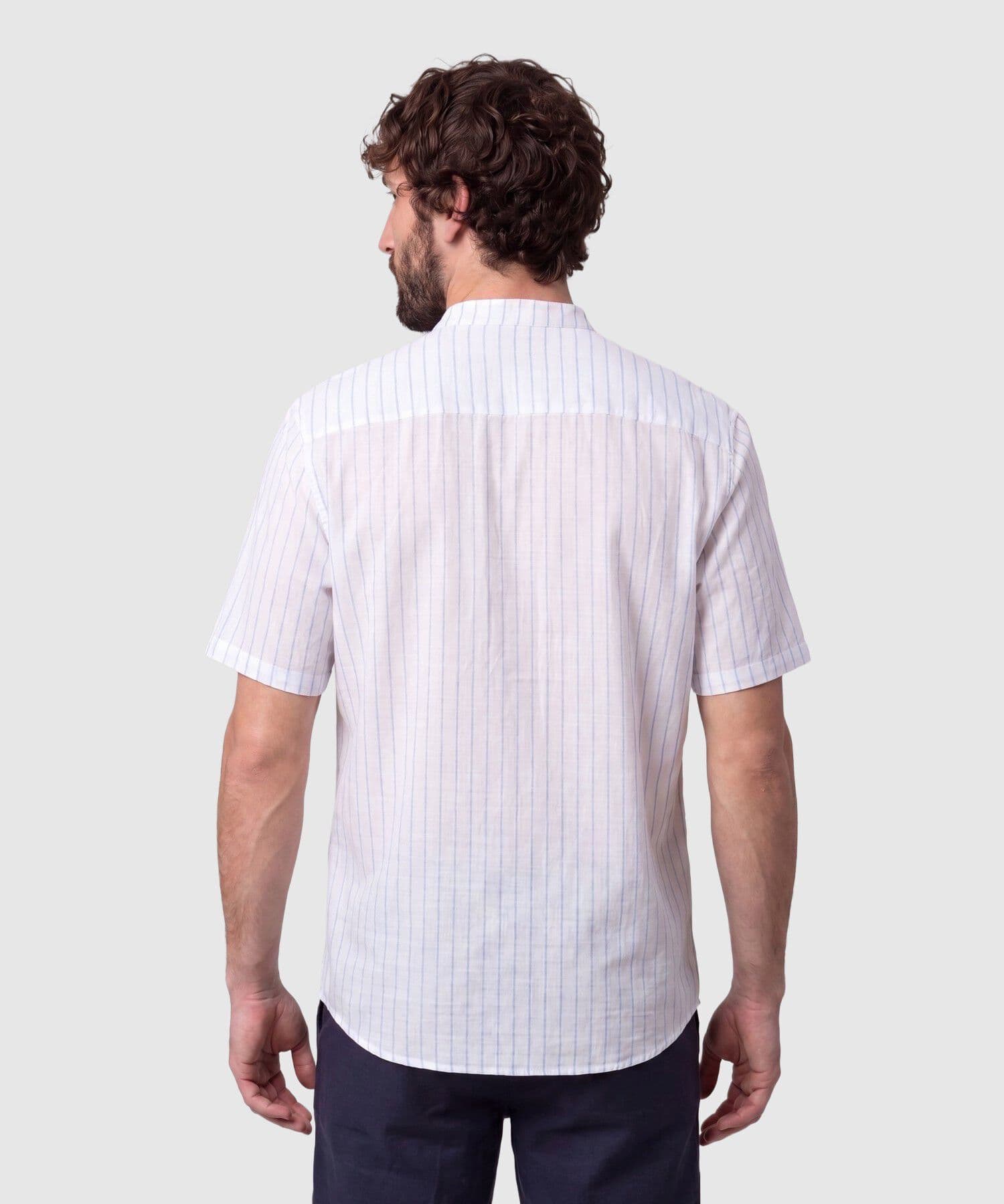 Camisa Granada Esencial azul marino para hombre, vista 4